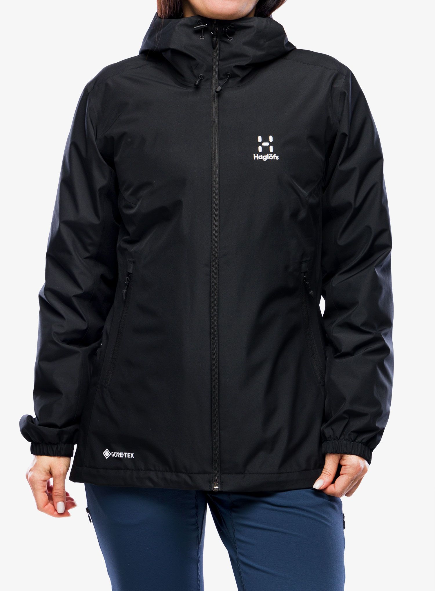 Ženska jakna 3v1 Haglofs Eldstad 3-in-1 Mimic GTX Jacket - true black