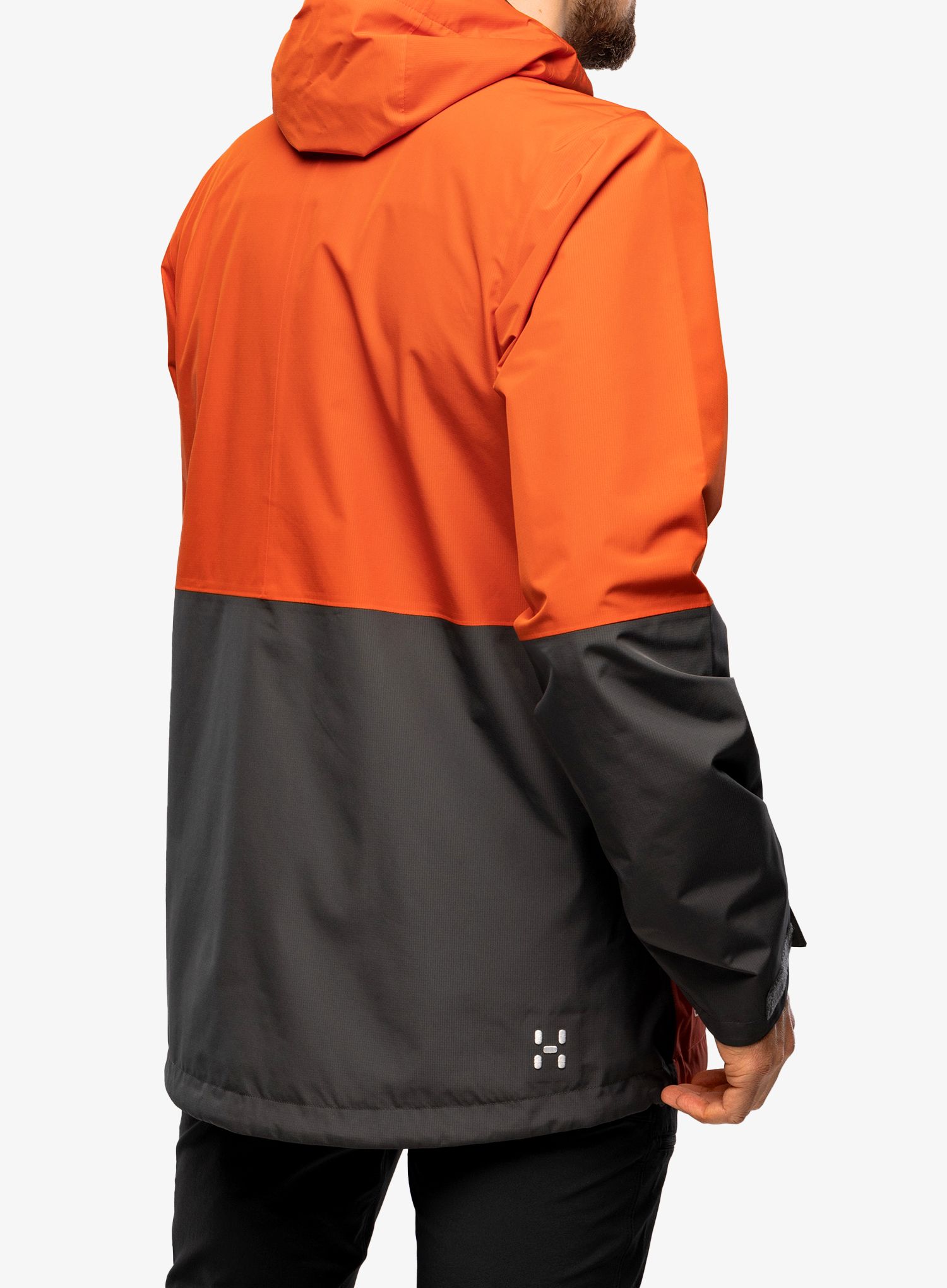 Hardshell jakna Haglofs Finch Proof Jacket - habanero/magnetite