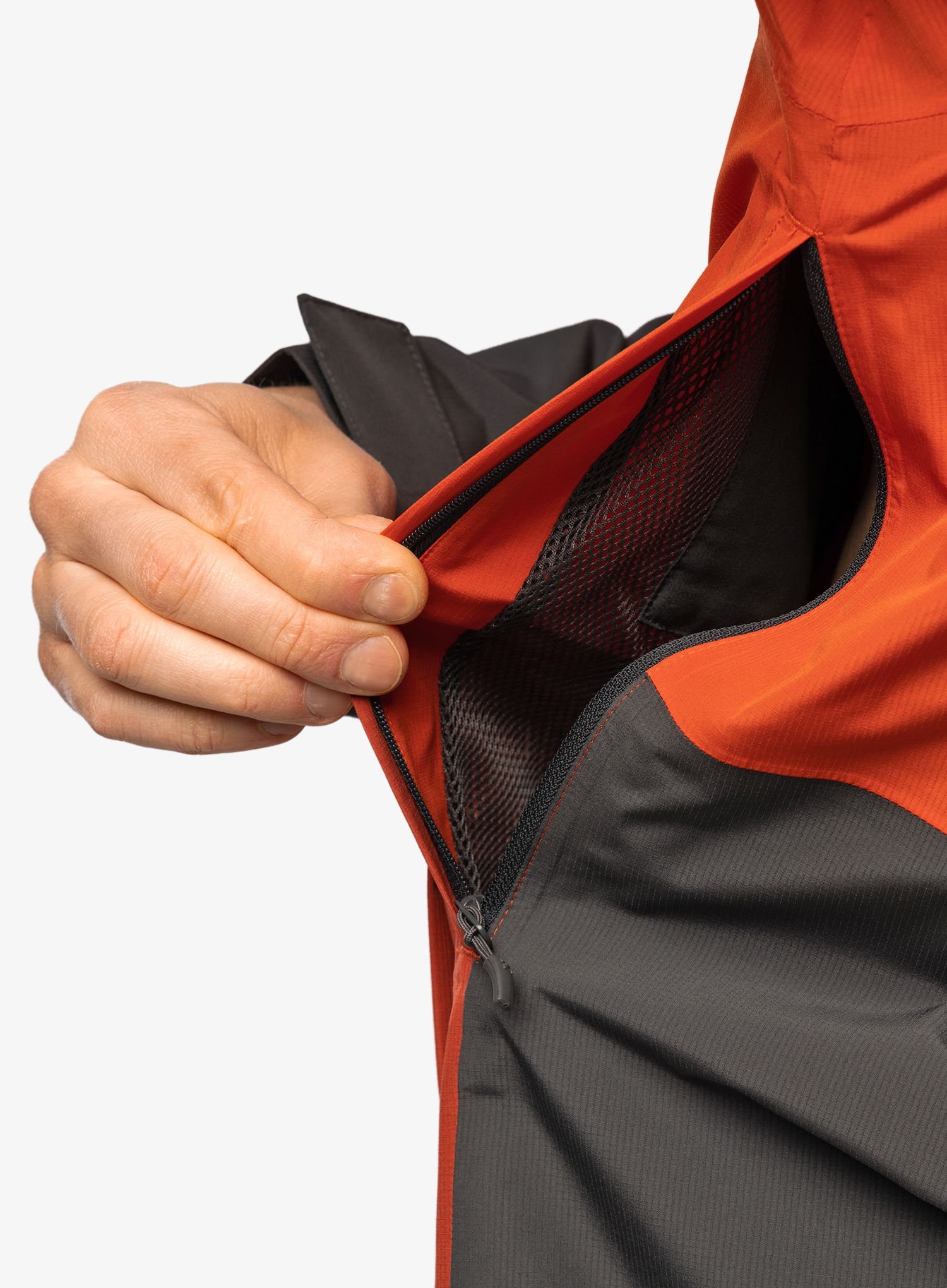 Hardshell jakna Haglofs Finch Proof Jacket - habanero/magnetite