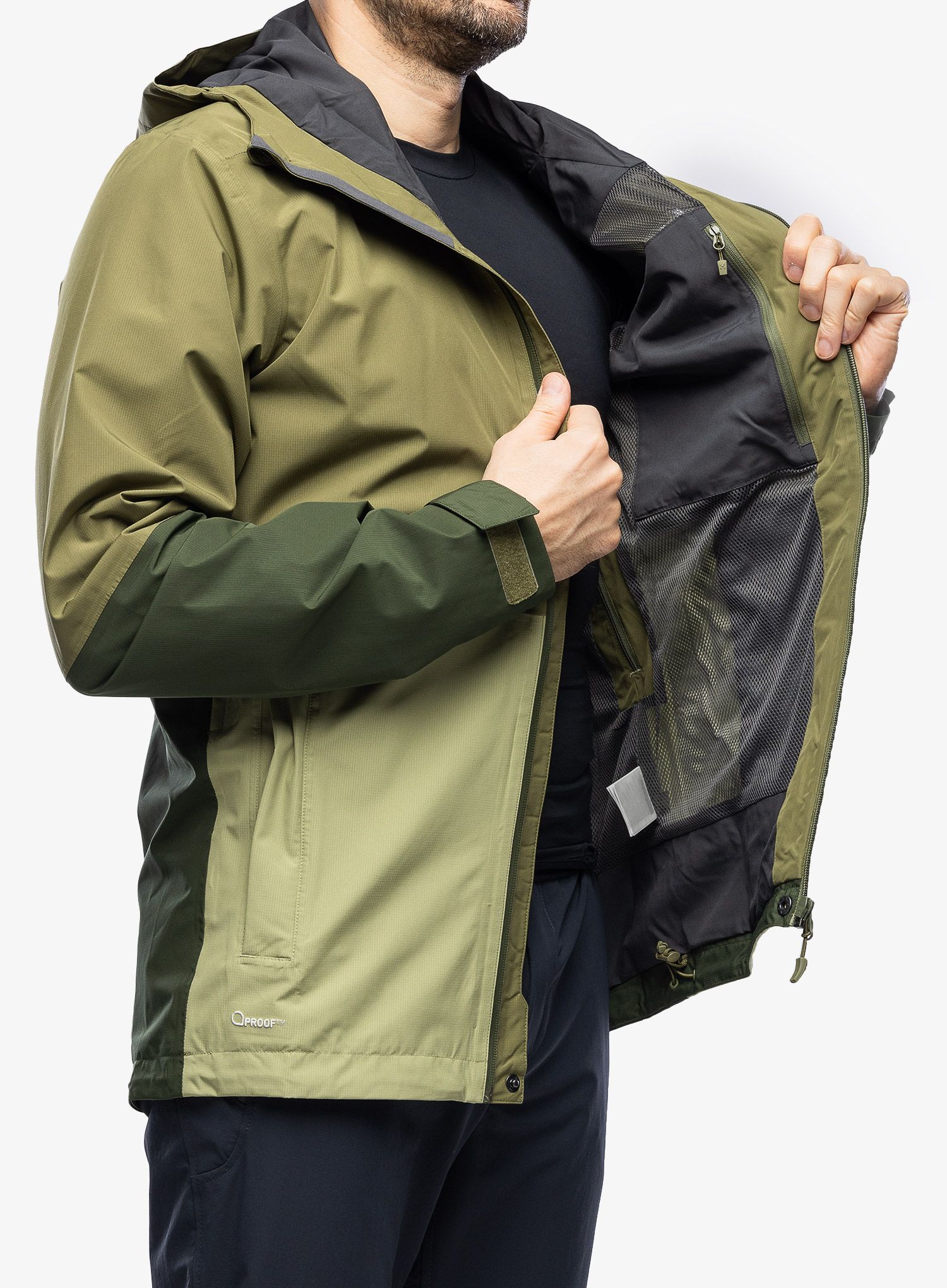 Nepremočljiva jakna Haglofs Finch Proof Jacket - olive green/seaweed green