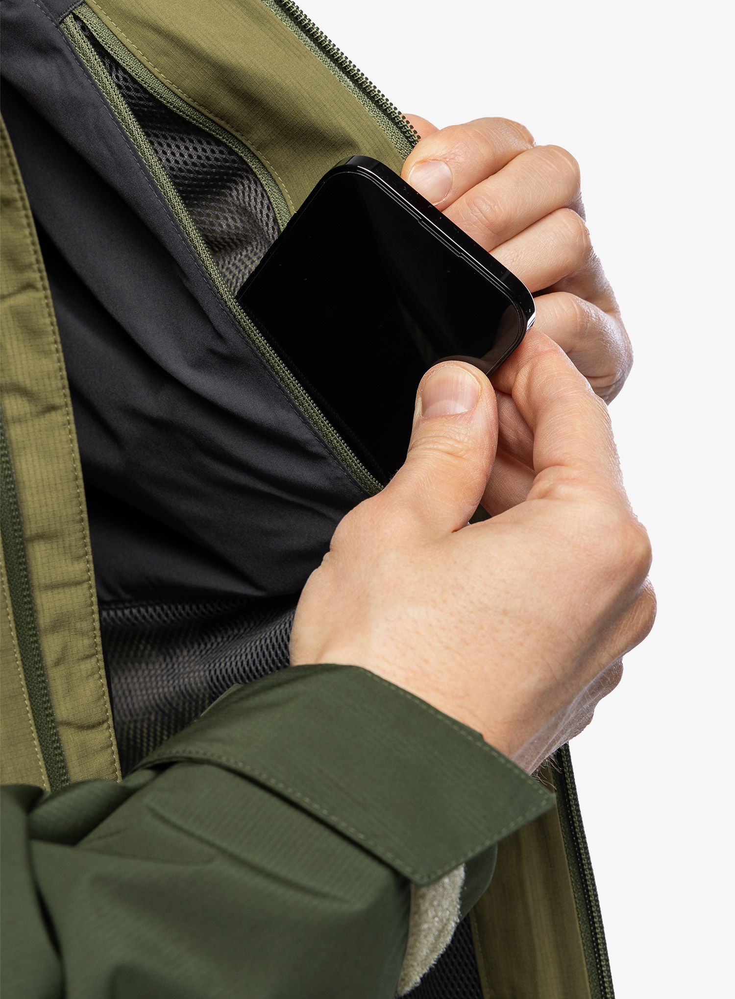Nepremočljiva jakna Haglofs Finch Proof Jacket - olive green/seaweed green