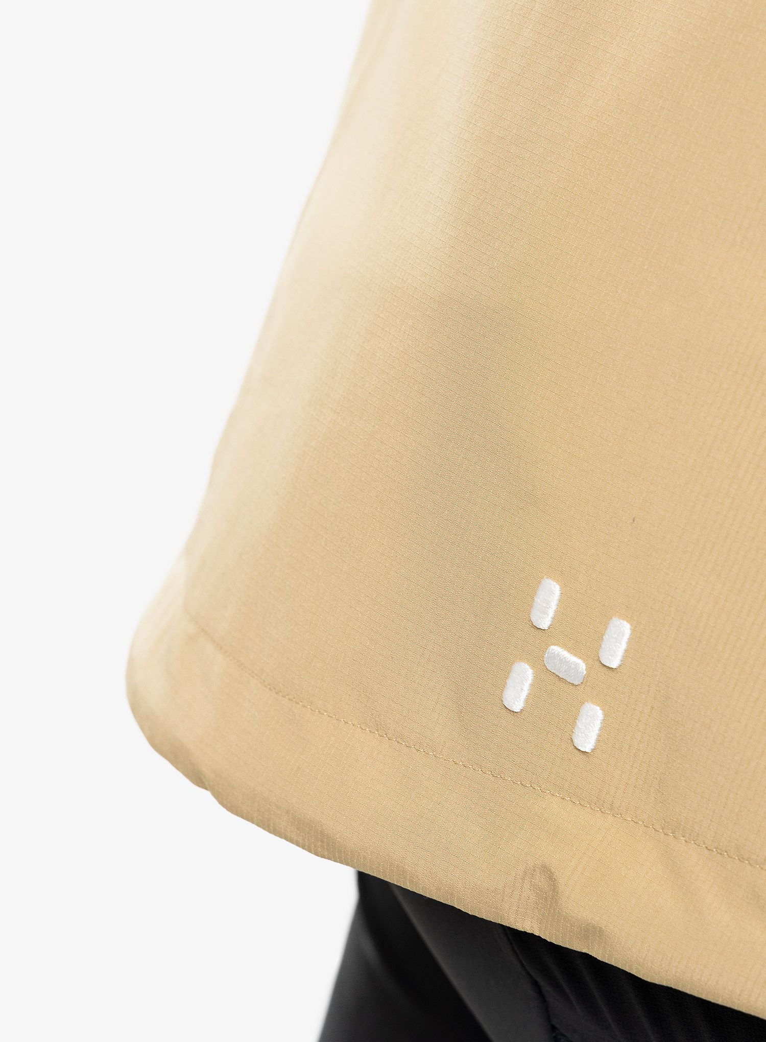 Ženska nepremočljiva jakna Haglofs Finch Proof Jacket - sand/frost blue