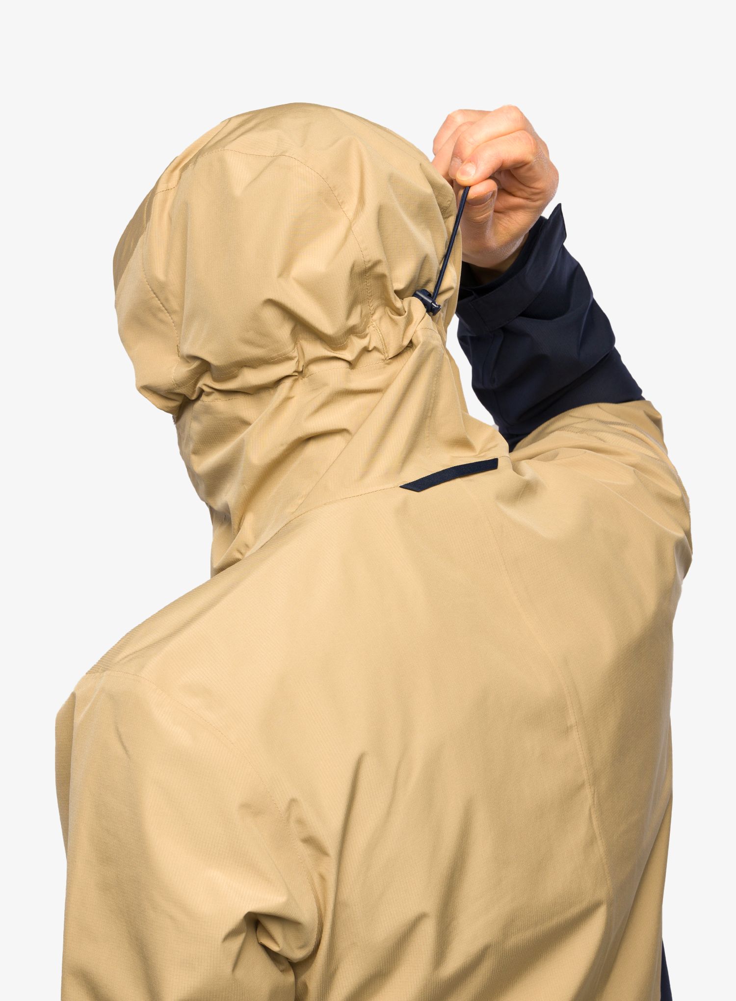 Moška dežna jakna Haglofs Finch Proof Jacket - sand/tarn blue