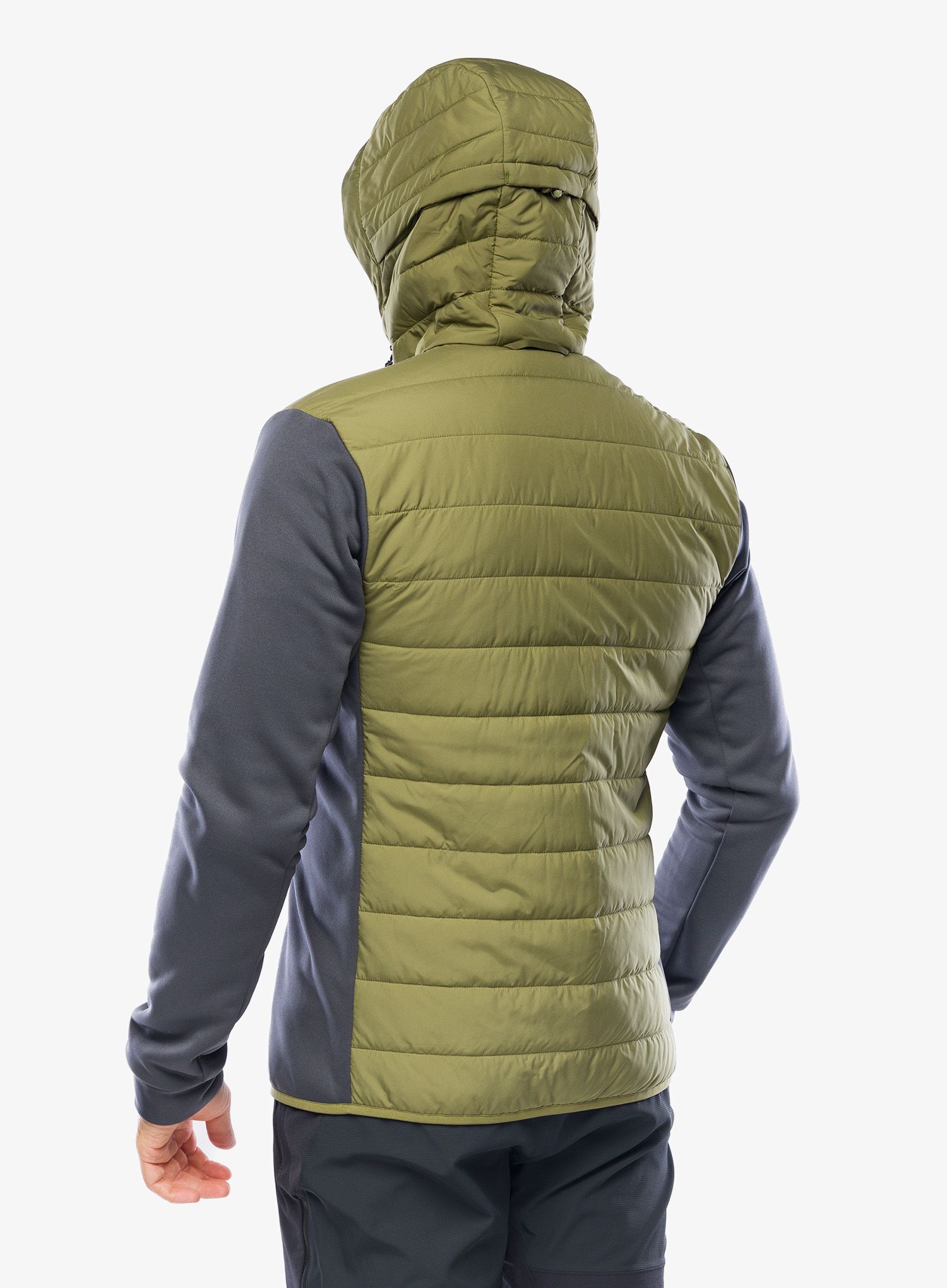 Jakna Haglofs Hybrid Insulation Hood - magnetite/olive