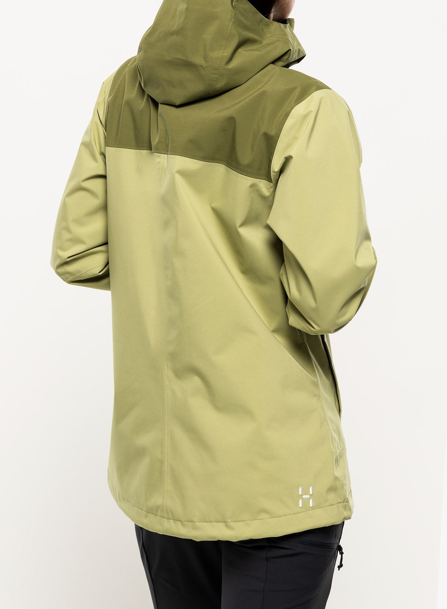 Ženska nepremočljiva jakna Haglofs Koyal Proof Jacket - thyme green/olive green