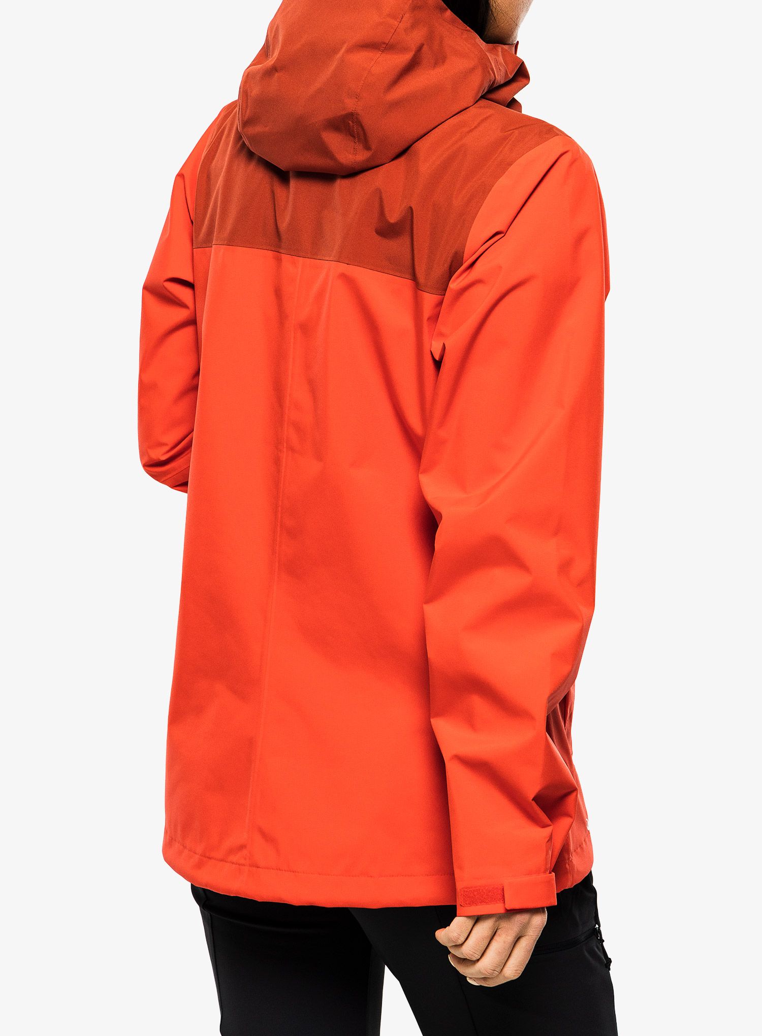 Ženska nepremočljiva jakna Haglofs Koyal Proof Jacket - poppy red/corrosion