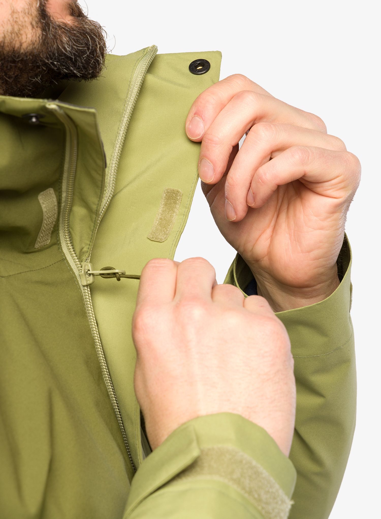 Hardshell jakna Haglofs Koyal Proof Jacket - thyme green/olive green