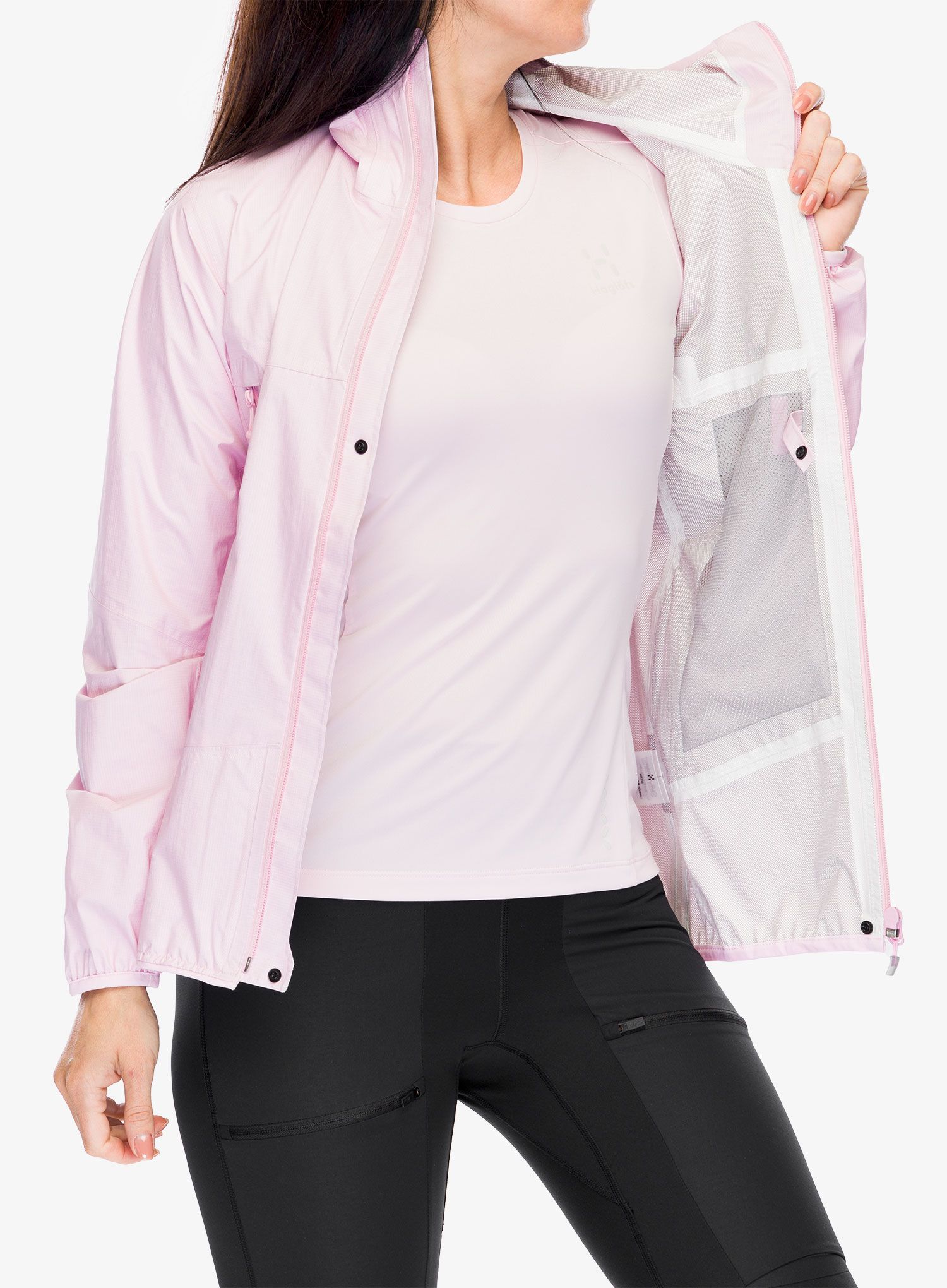 Ženska nepremočljiva jakna Haglofs L.I.M. Proof Jacket - fresh pink