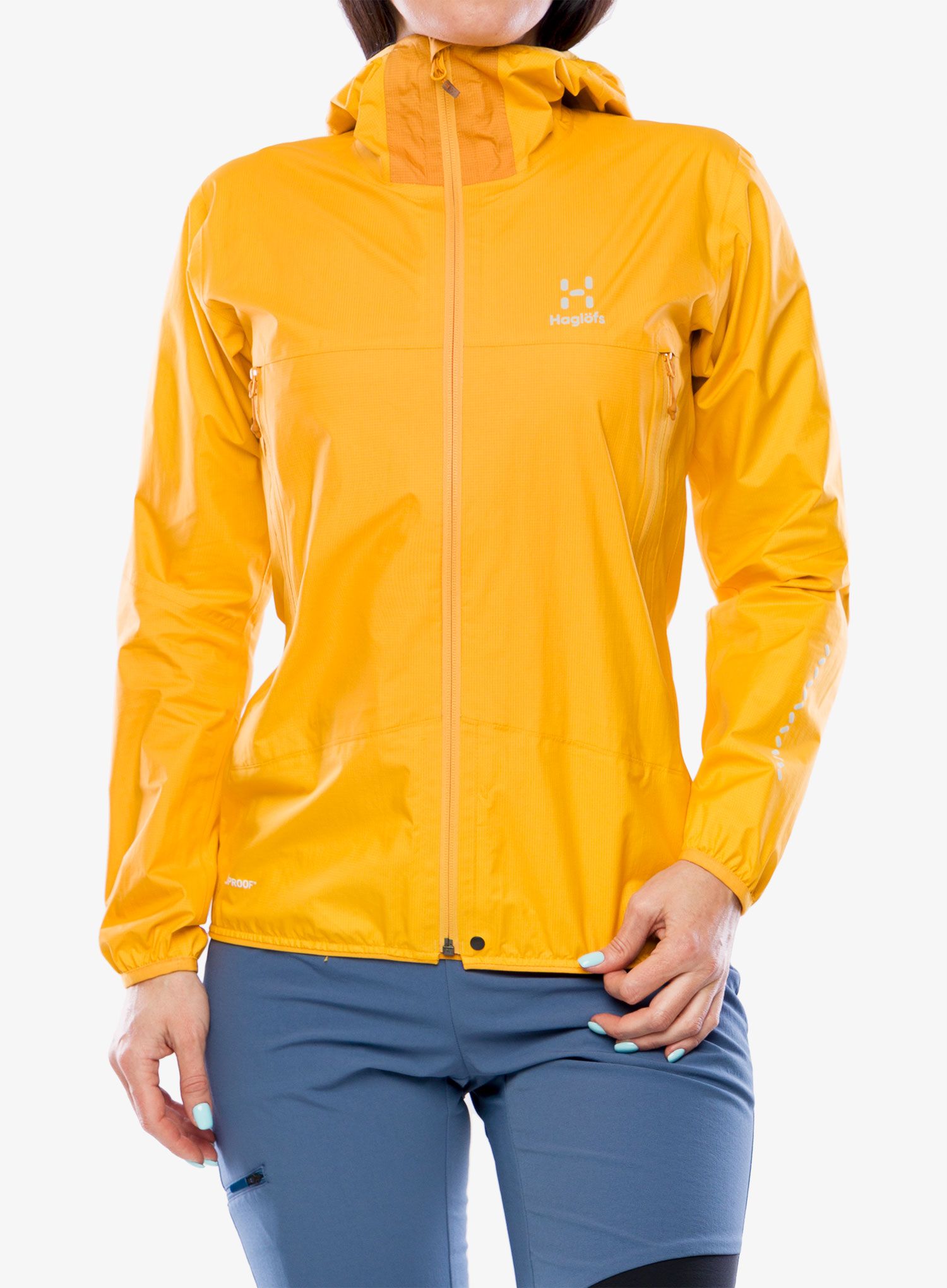 Ženska hardshell jakna Haglofs L.I.M. Proof Jacket - sunny yellow/desert yellow