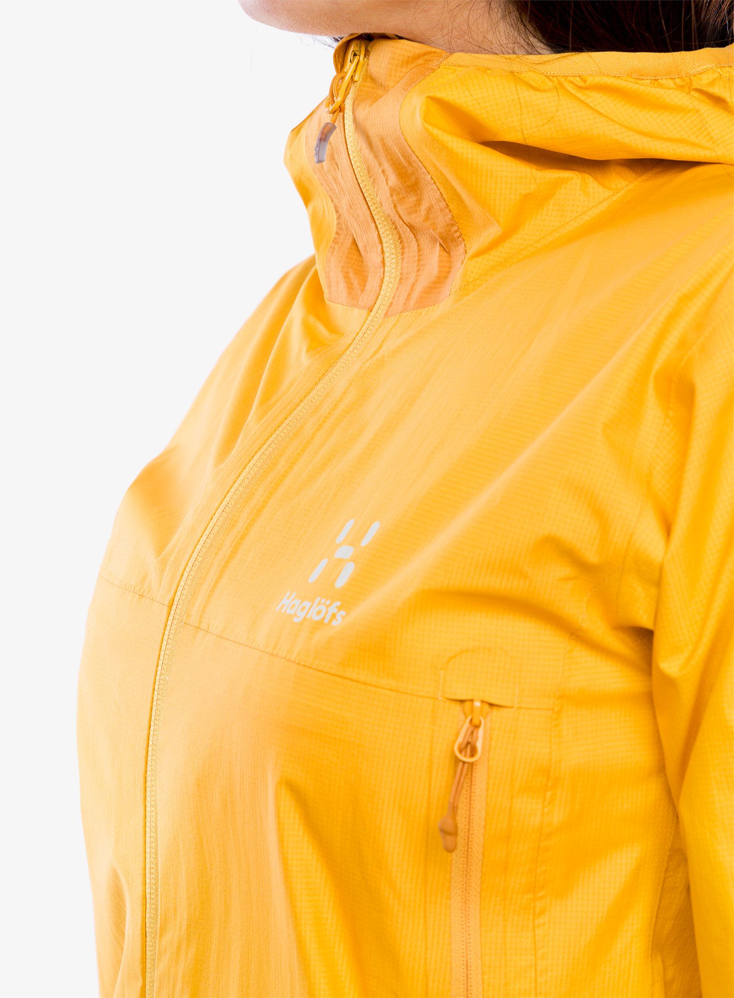 Ženska hardshell jakna Haglofs L.I.M. Proof Jacket - sunny yellow/desert yellow