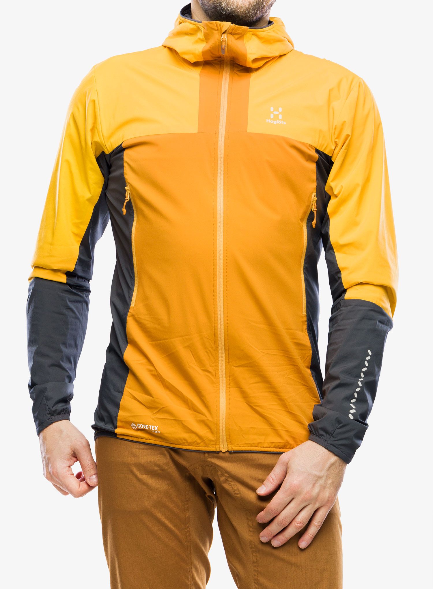 Sintetična jakna Haglofs L.I.M Alpha Hood - desert yellow/sunny yellow