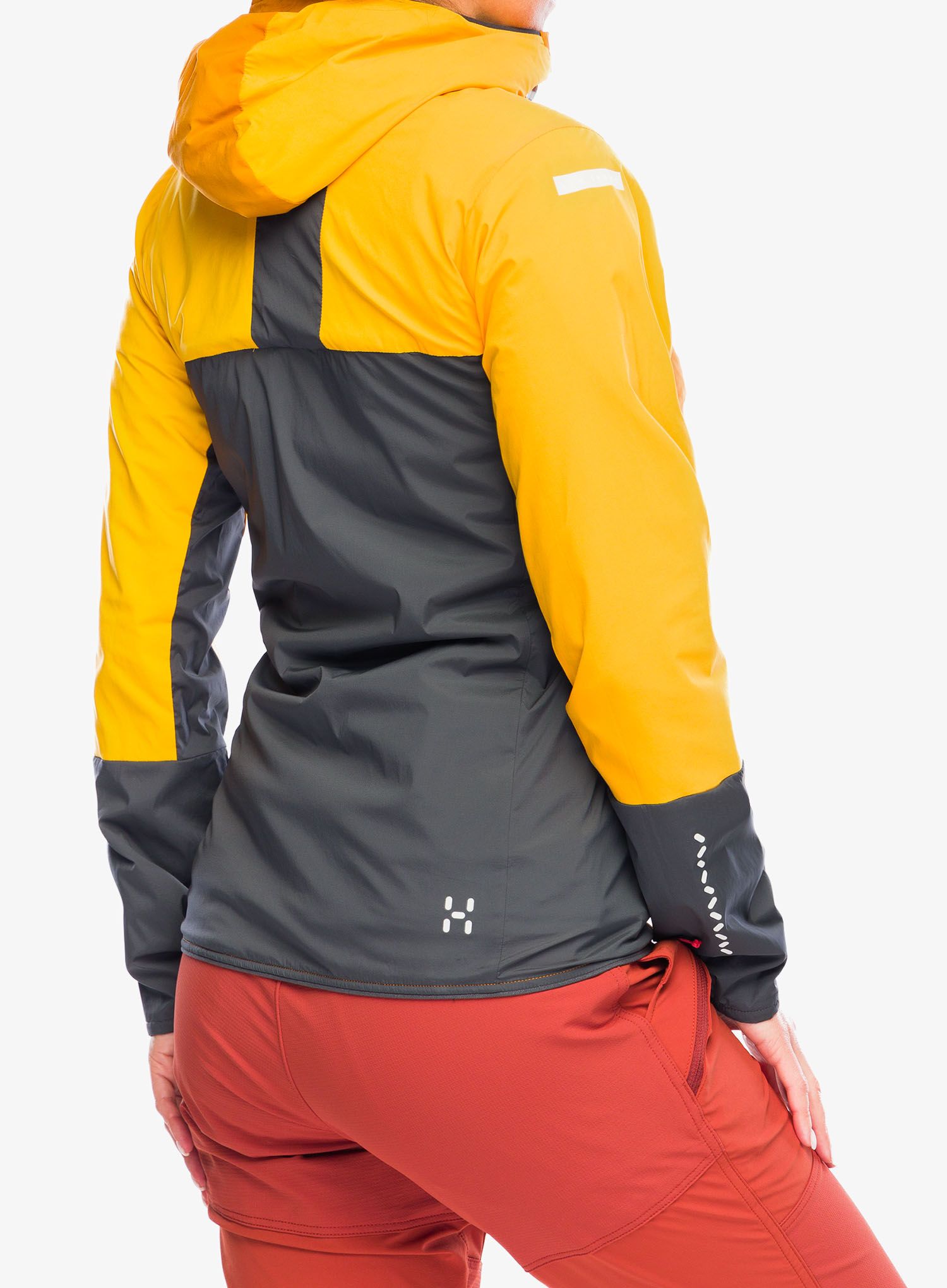 Ženska sintetična jakna Haglofs L.I.M Alpha Hood - desert yellow/sunny yellow