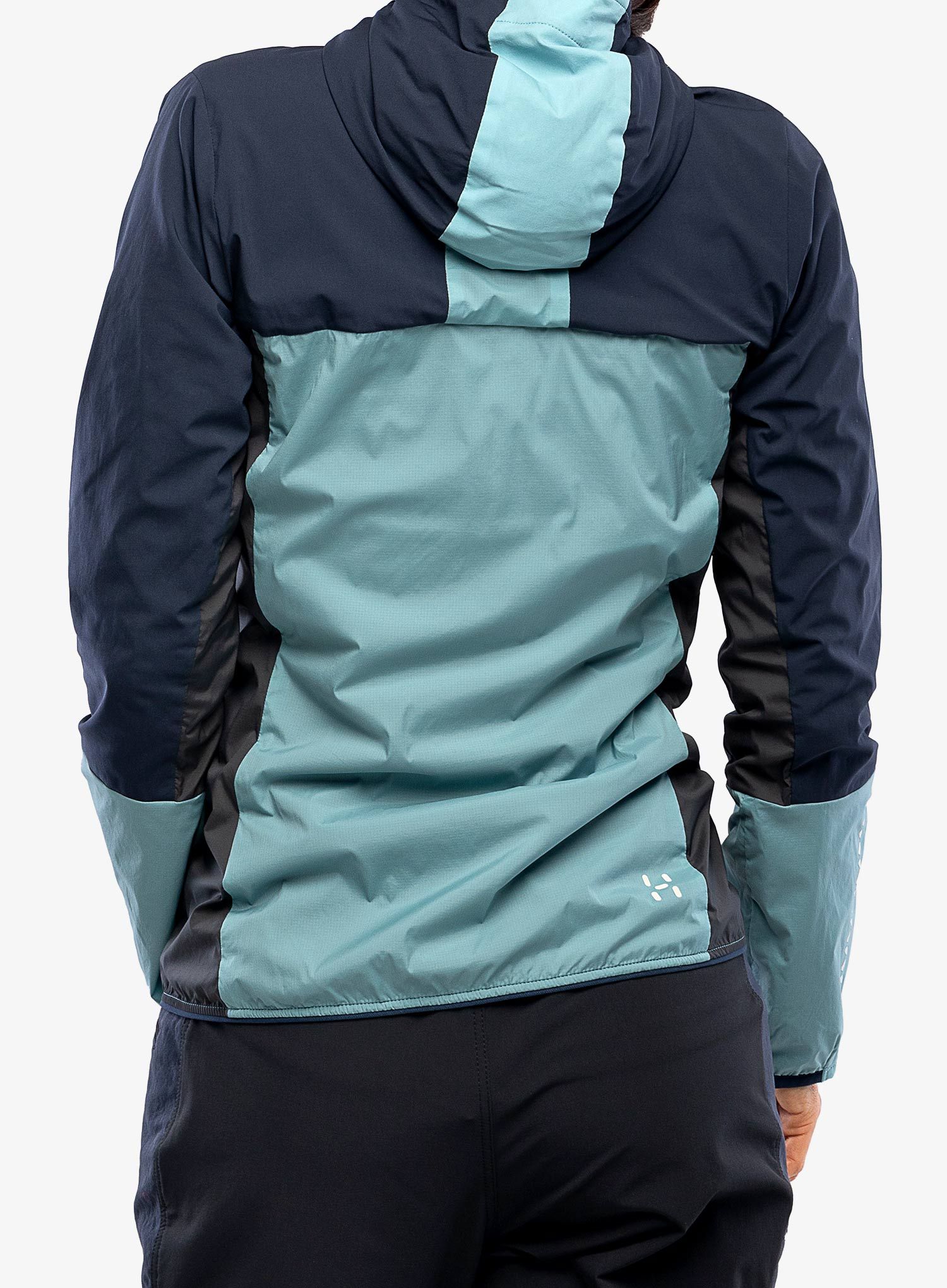 Ženska sintetična jakna Haglofs L.I.M Alpha Hood - frost blue/tarn blue