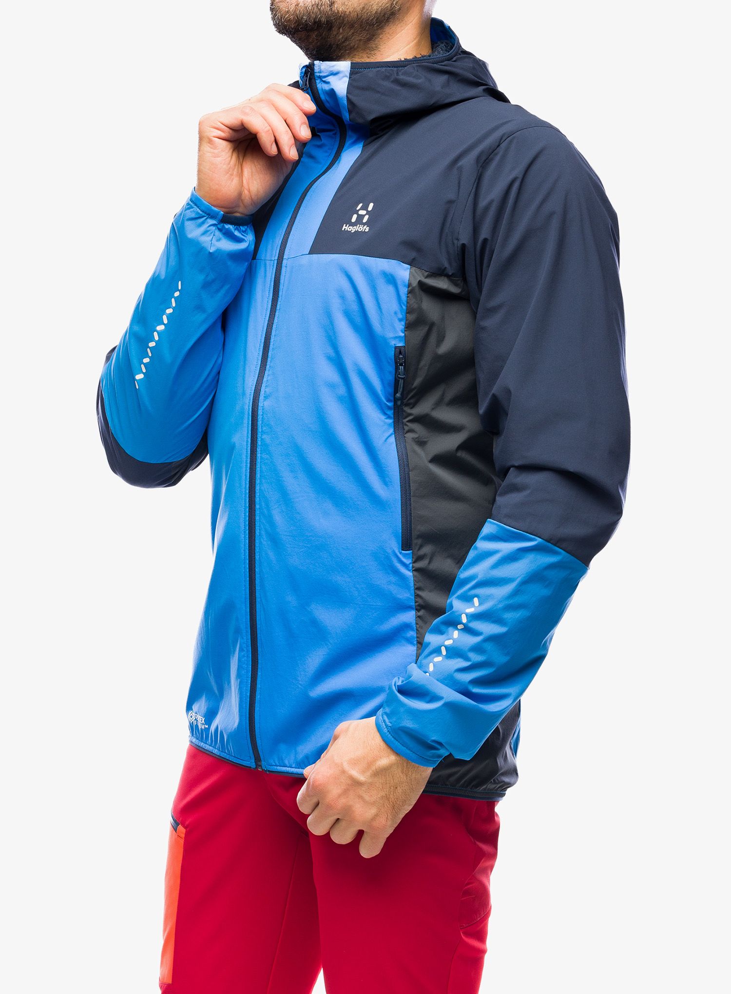 Sintetična jakna Haglofs L.I.M Alpha Hood - nordic blue/tarn blue