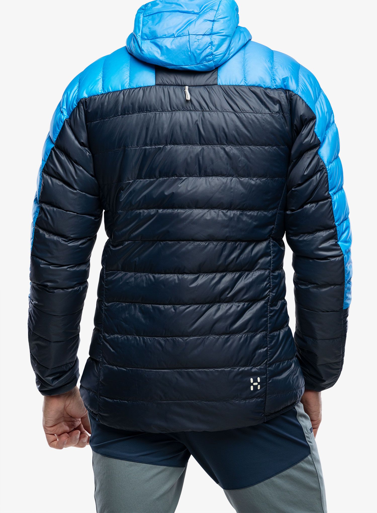Puhovka Haglofs L.I.M Down Hood - tarn blue/nordic blue