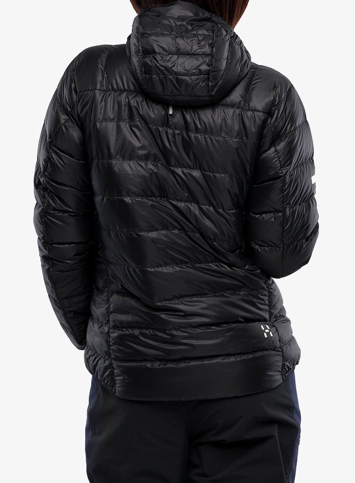 Ženska puhovka Haglofs L.I.M Down Hood - true black