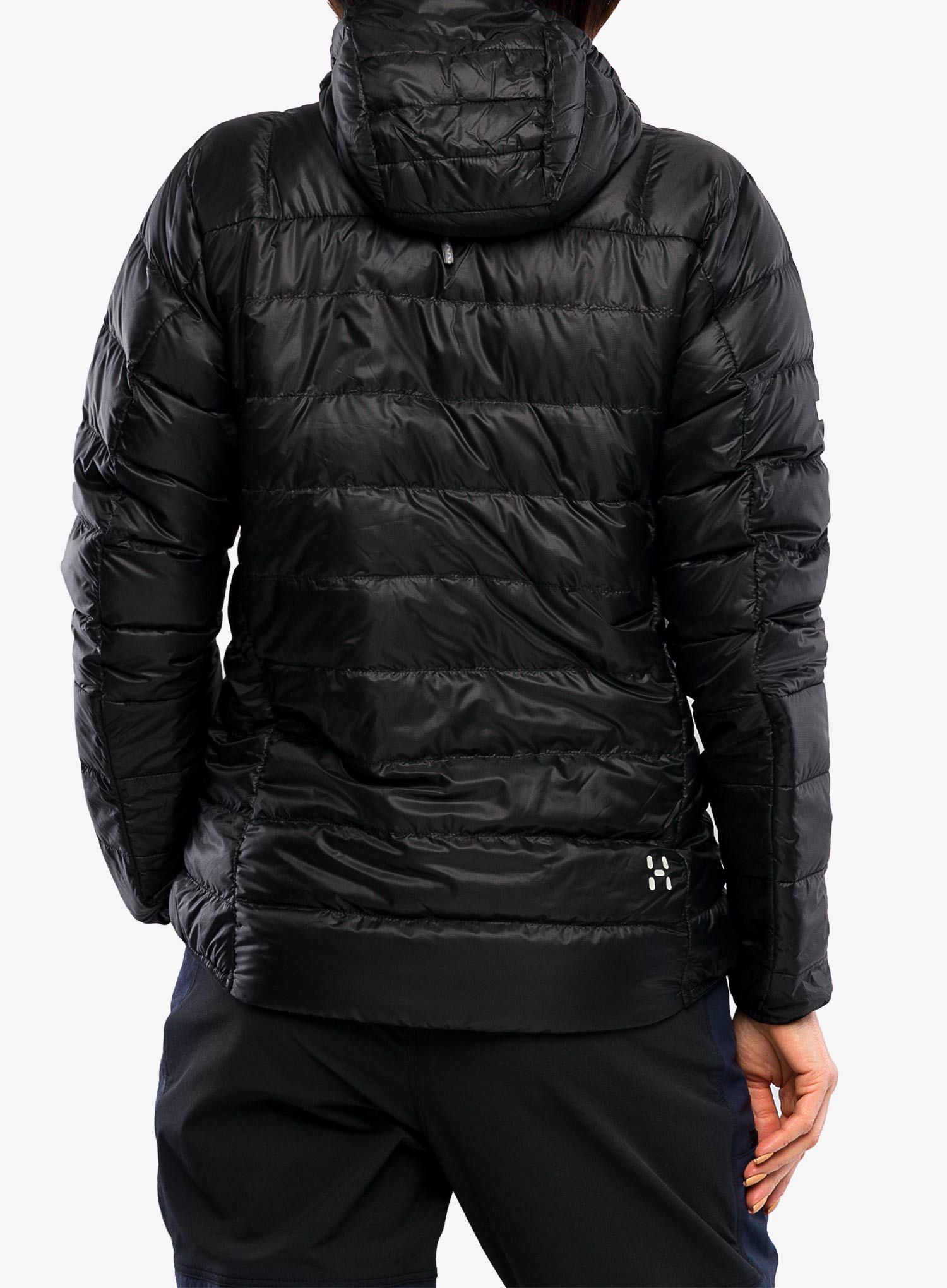 Ženska puhovka Haglofs L.I.M Down Hood - true black