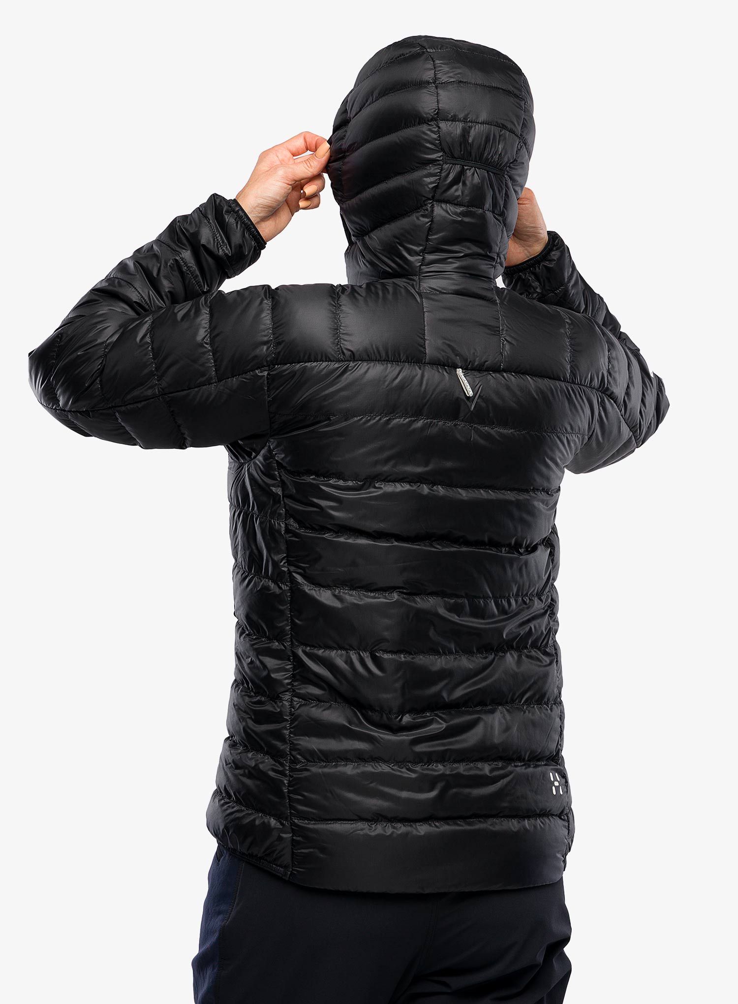 Ženska puhovka Haglofs L.I.M Down Hood - true black