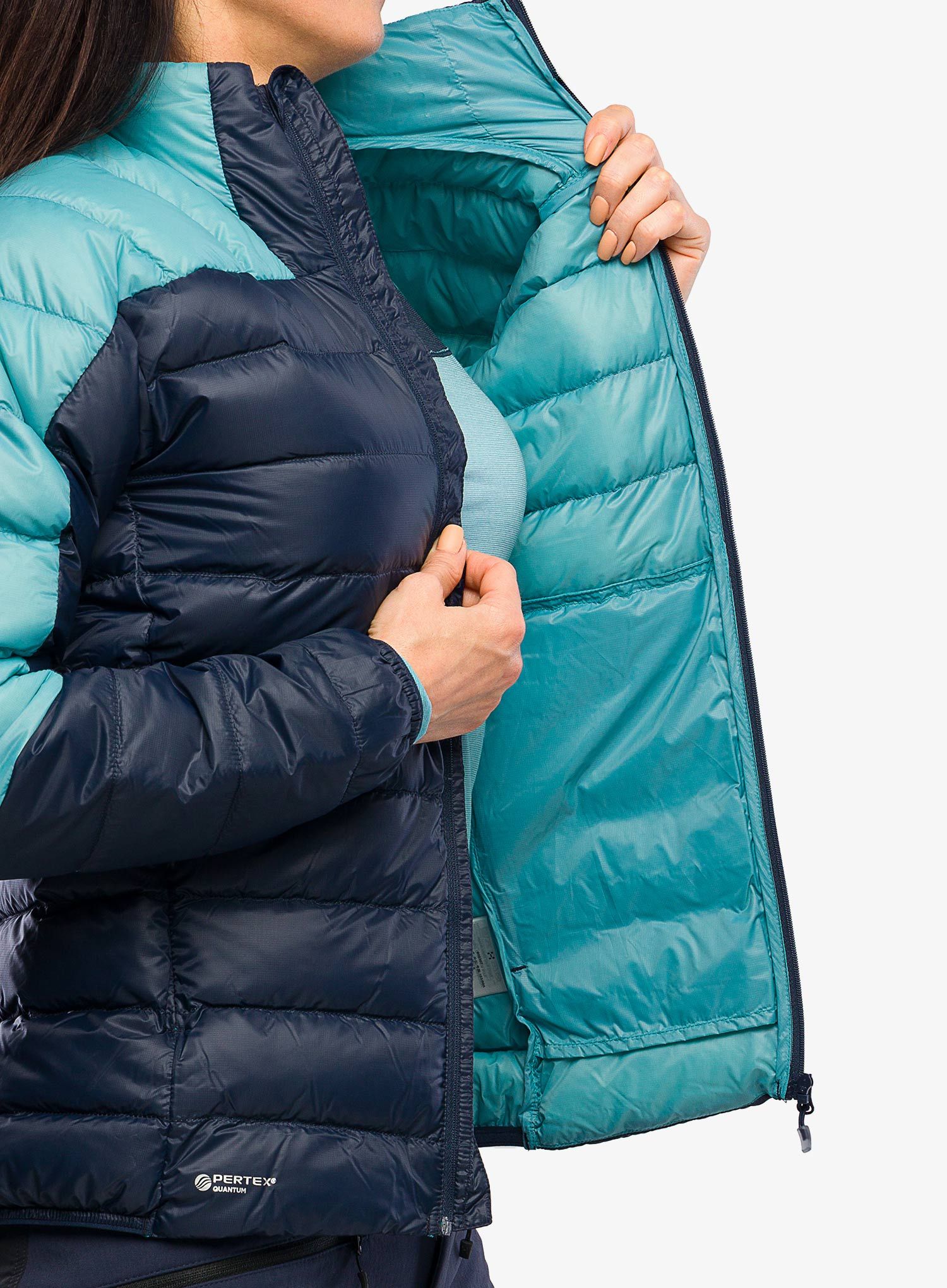 Ženska puhovka Haglofs L.I.M Down Jacket - tarn blue/frost blue