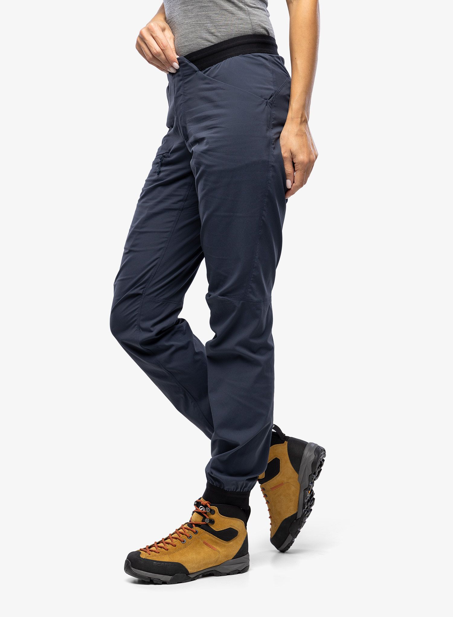 Ženske softshell hlače Haglofs L.I.M Fuse Pant - blue