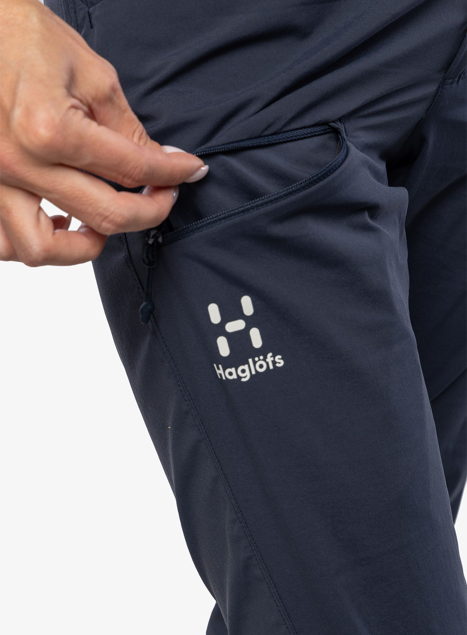 Ženske softshell hlače Haglofs L.I.M Fuse Pant - blue