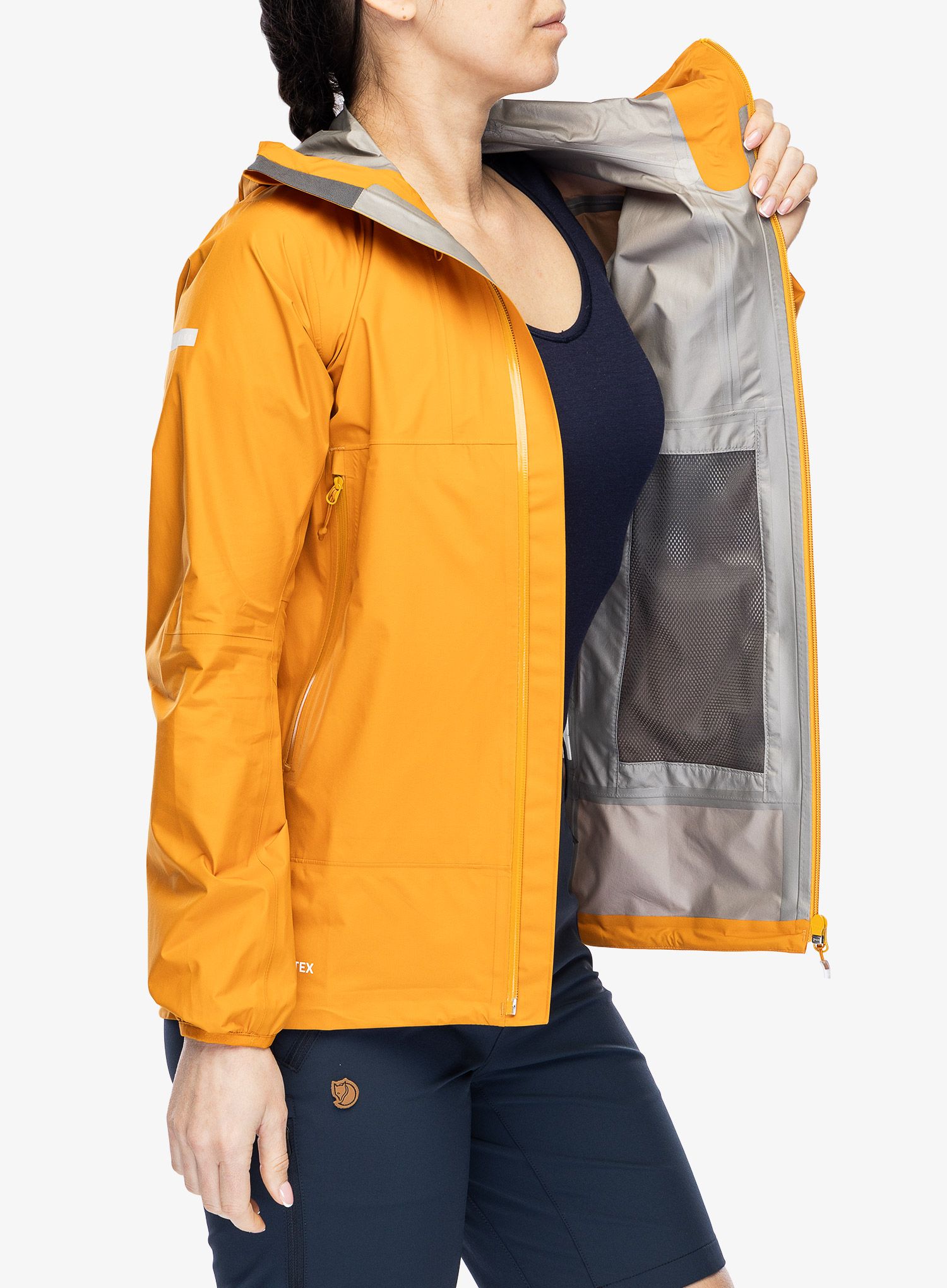 Ženska hardshell jakna Haglofs L.I.M GTX Jacket - desert yellow