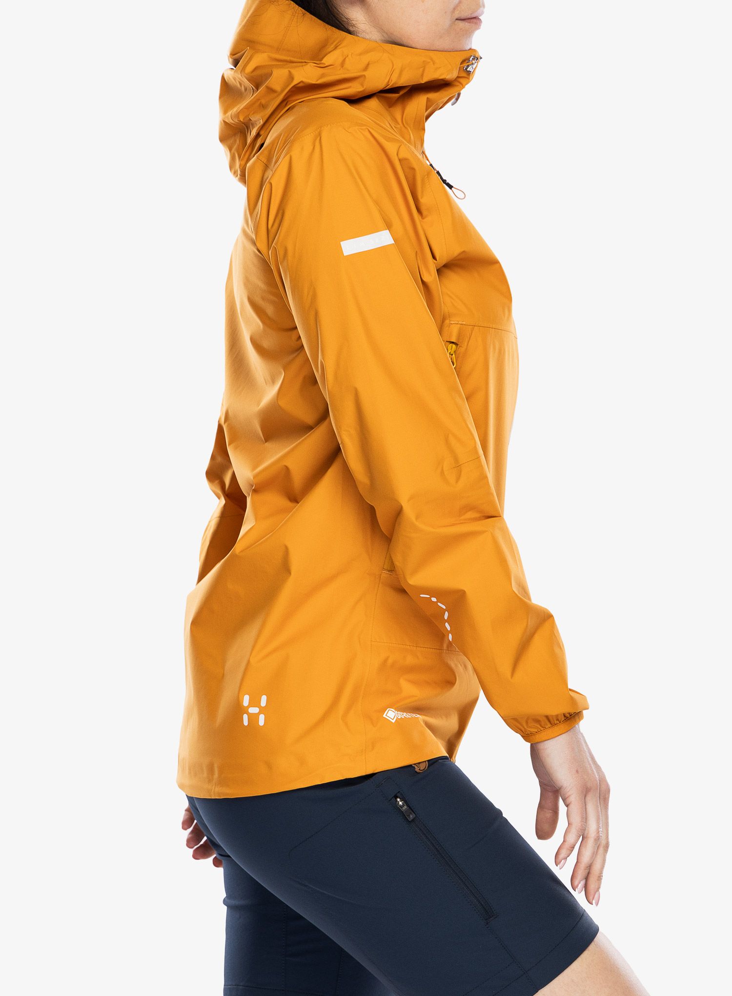 Ženska hardshell jakna Haglofs L.I.M GTX Jacket - desert yellow