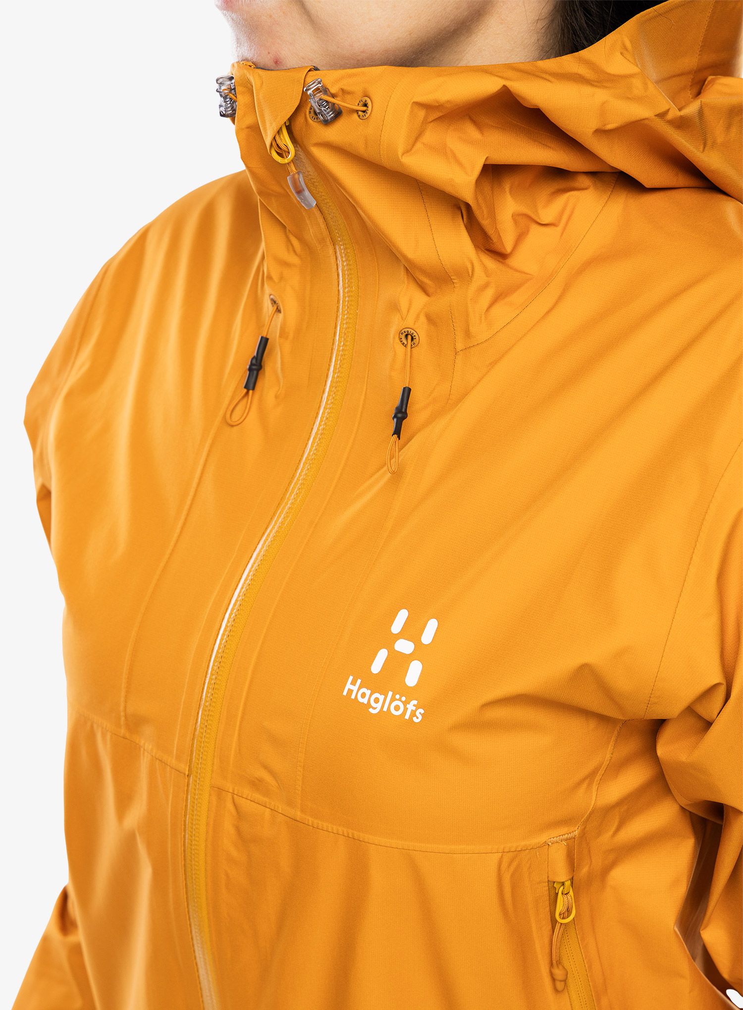 Ženska hardshell jakna Haglofs L.I.M GTX Jacket - desert yellow