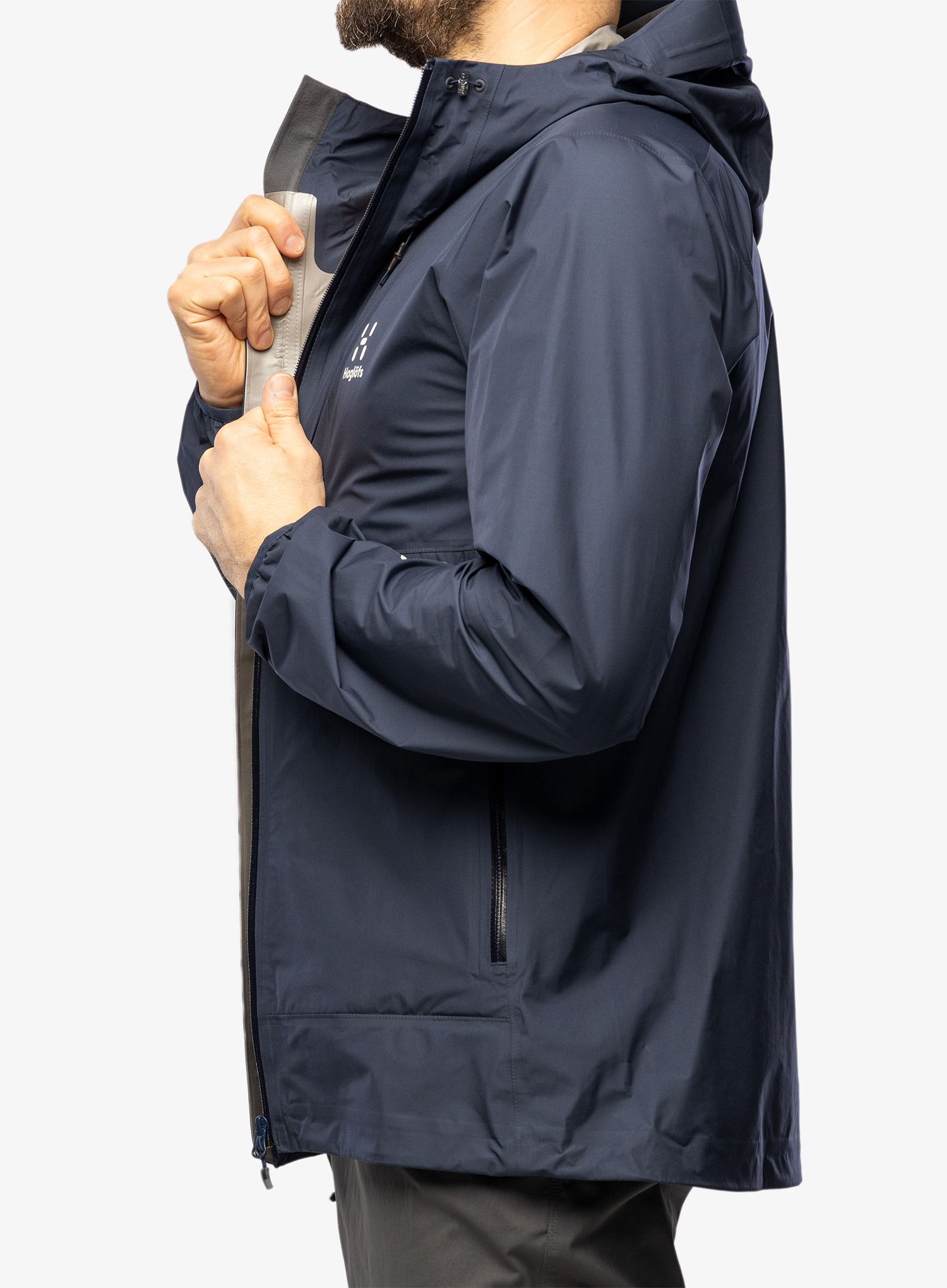 GORE-TEX jakna Haglofs L.I.M GTX Jacket - tarn blue/blue