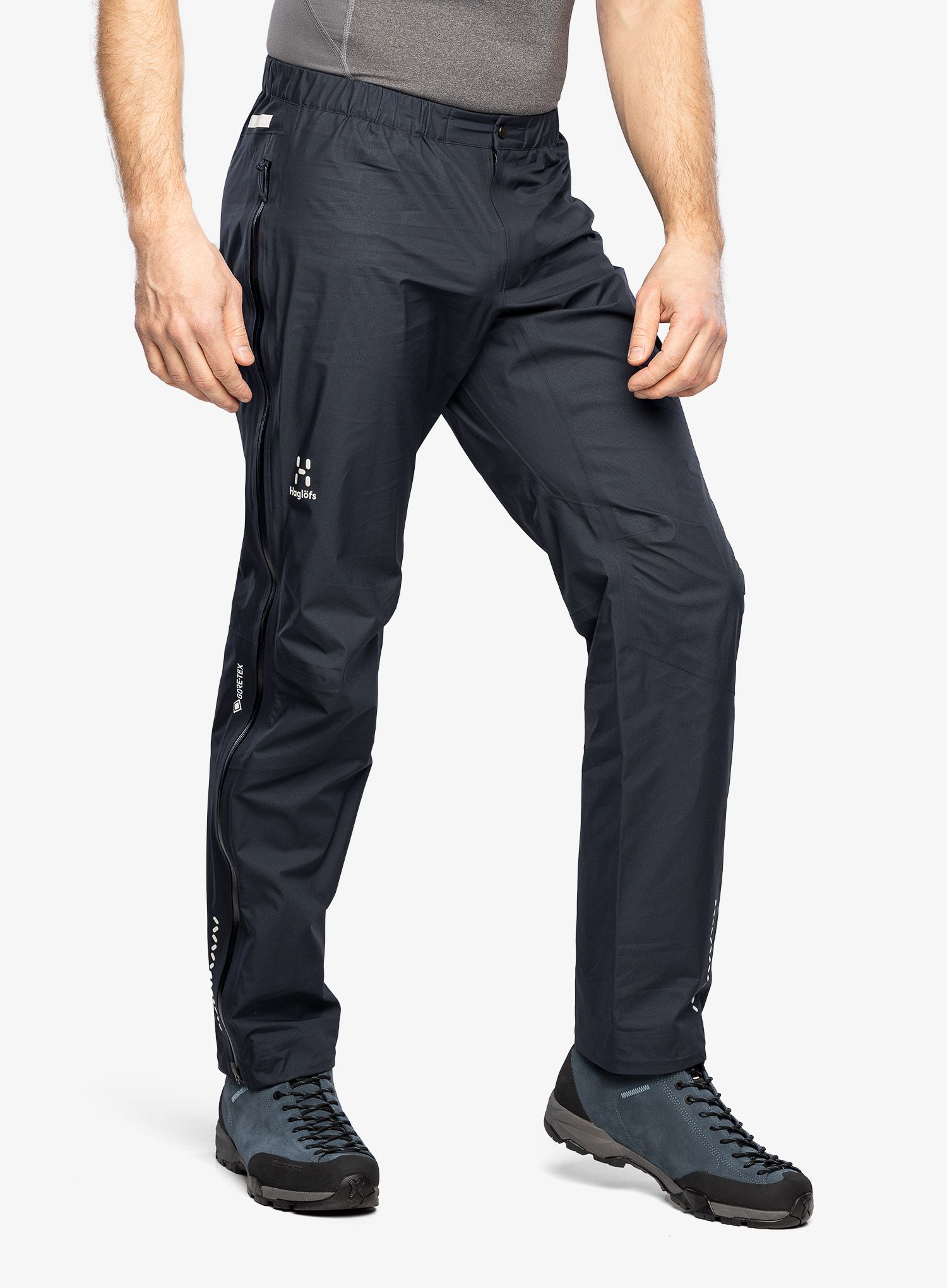 GORE TEX hlače Haglofs L.I.M GTX Pant - tarn blue