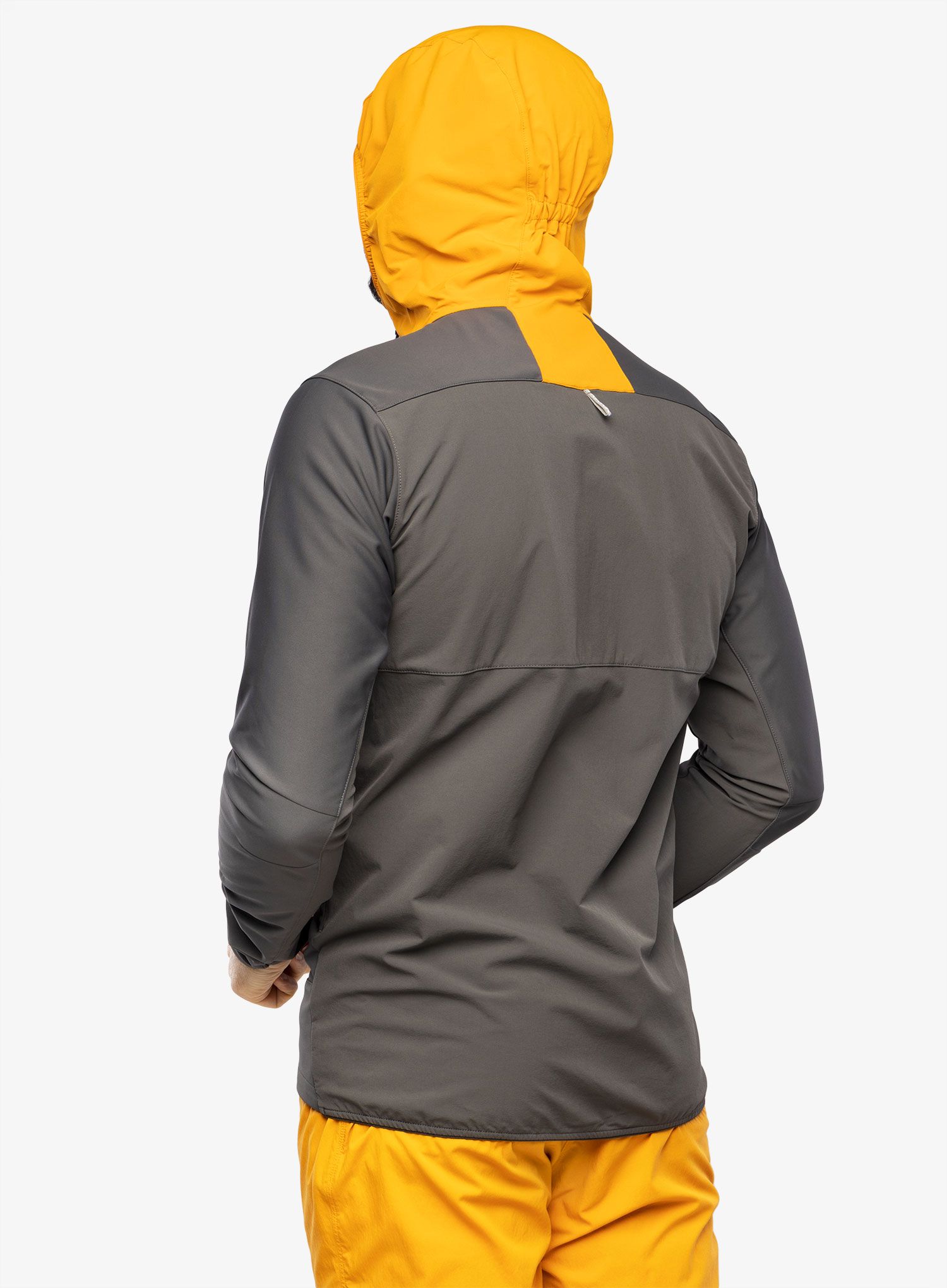 Softshell jakna Haglofs L.I.M Hybrid Softshell Jacket - magnetite/desert yellow