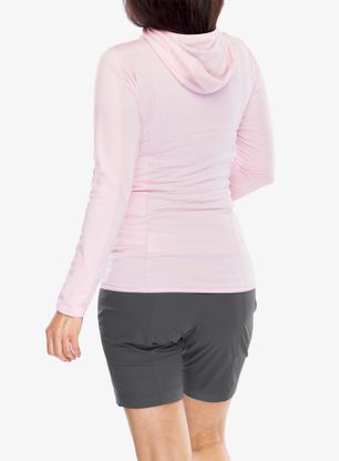 Ženska jopa s kapuco Haglofs L.I.M Mid Fast Hood - fresh pink