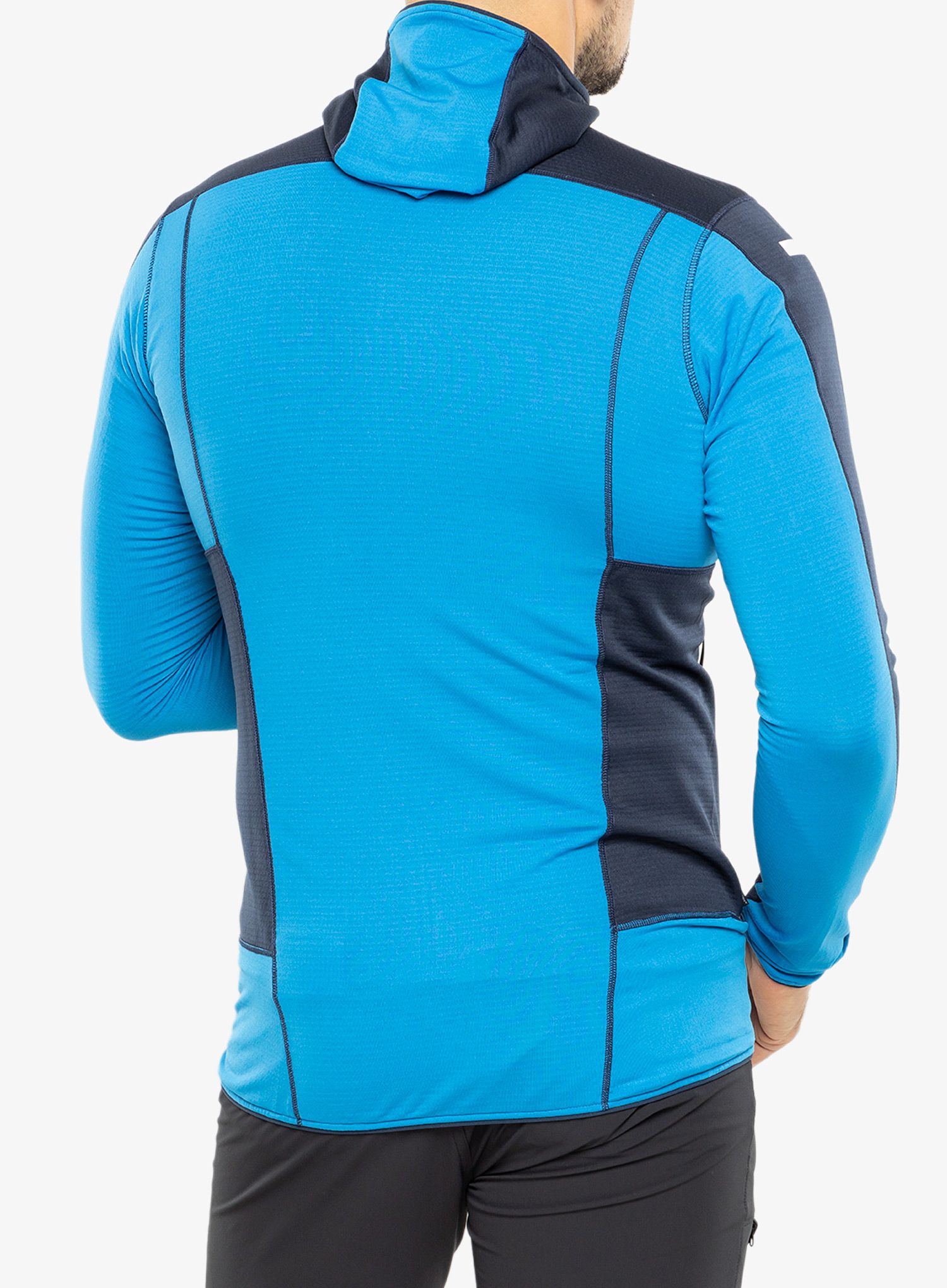 Jopica s kapuco Haglofs L.I.M Mid Fast Hood - tarn blue/nordic blue