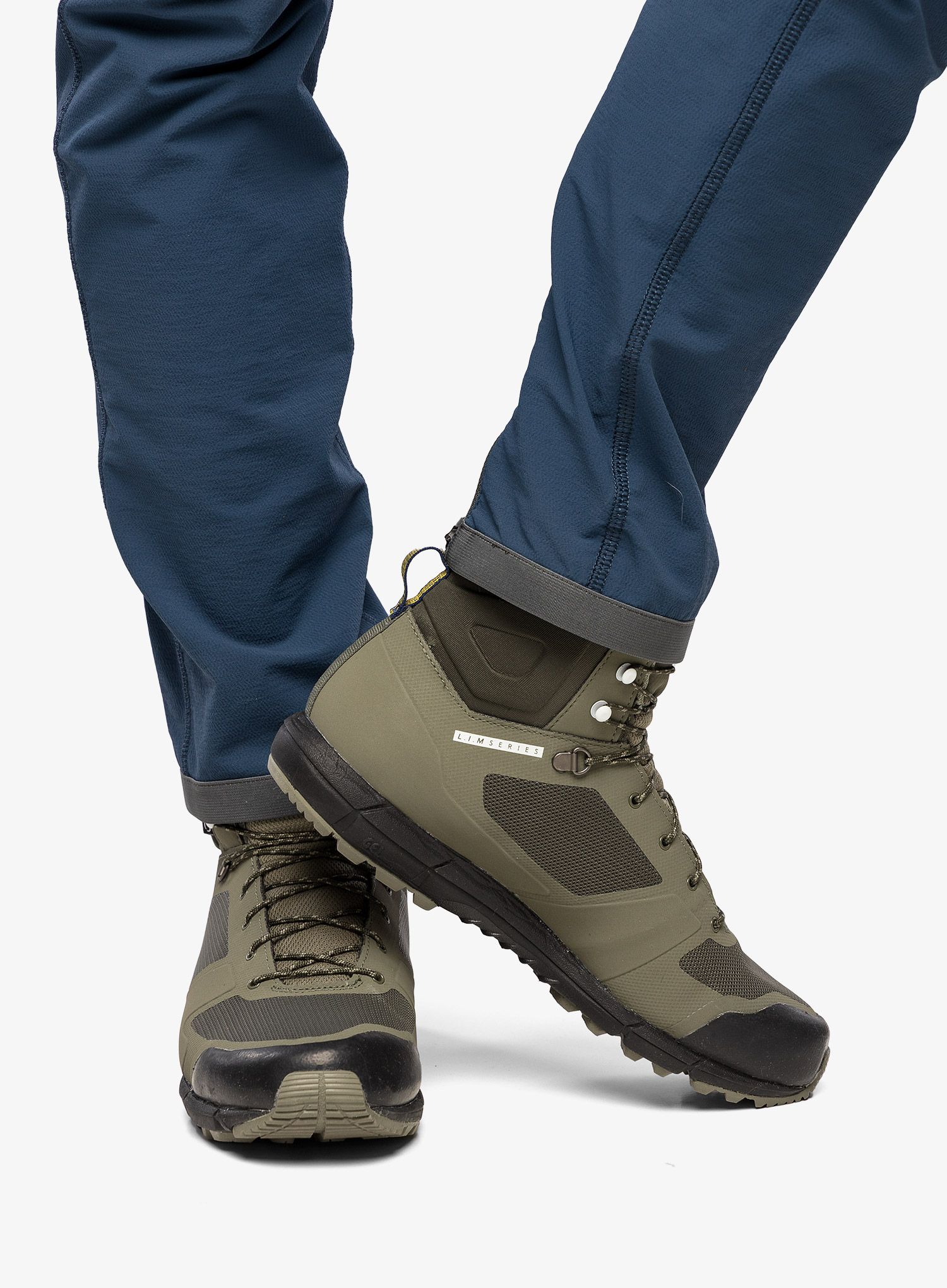 Ženski pohodniški čevlji Haglofs L.I.M Mid Proof Eco - sage green/deep woods