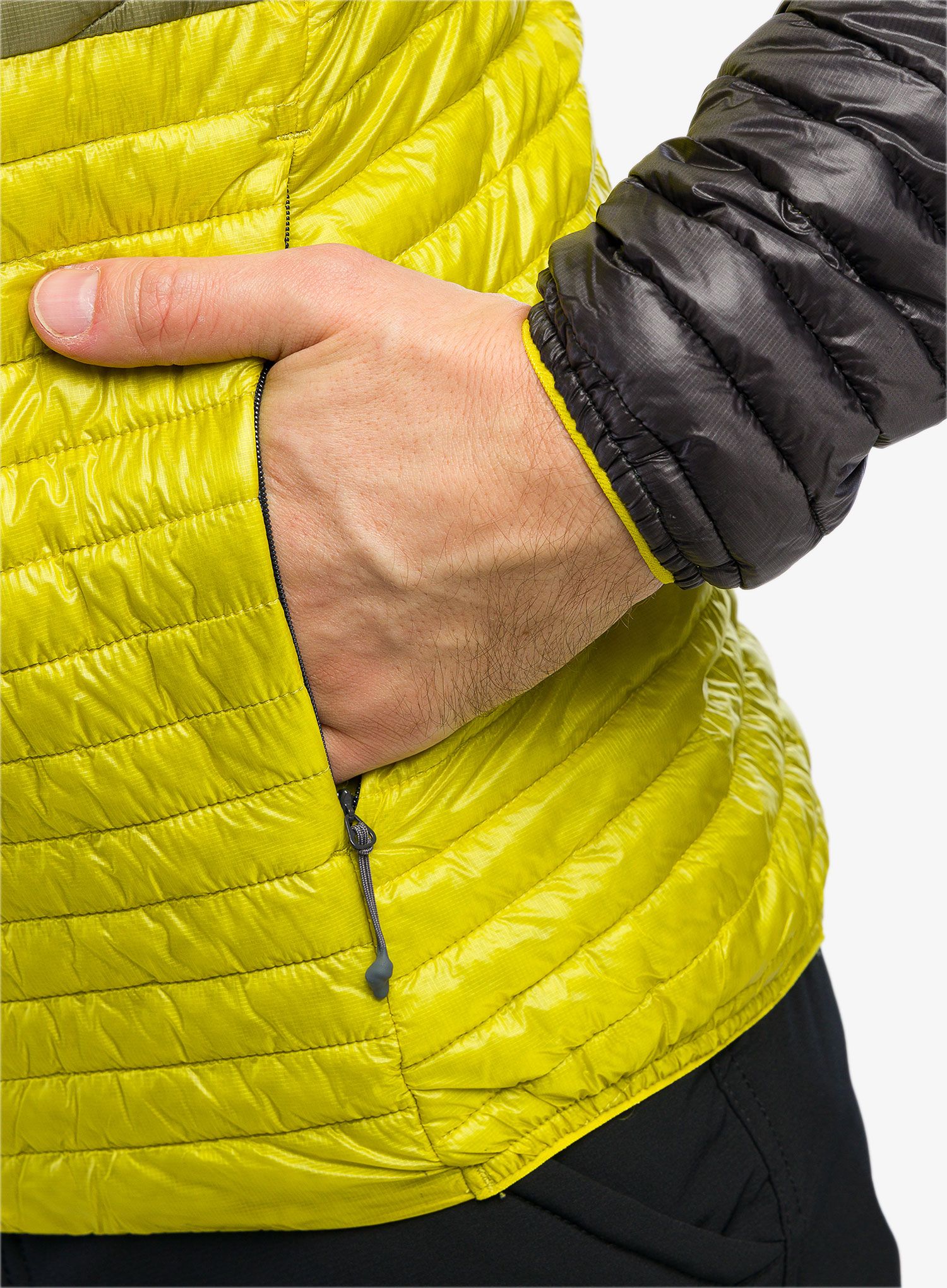 Moška jakna Haglofs L.I.M. Mimic Hood - aurora/olive green