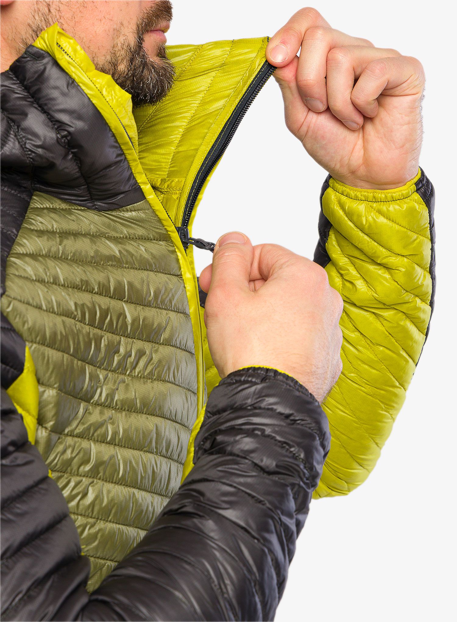 Moška jakna Haglofs L.I.M. Mimic Hood - aurora/olive green