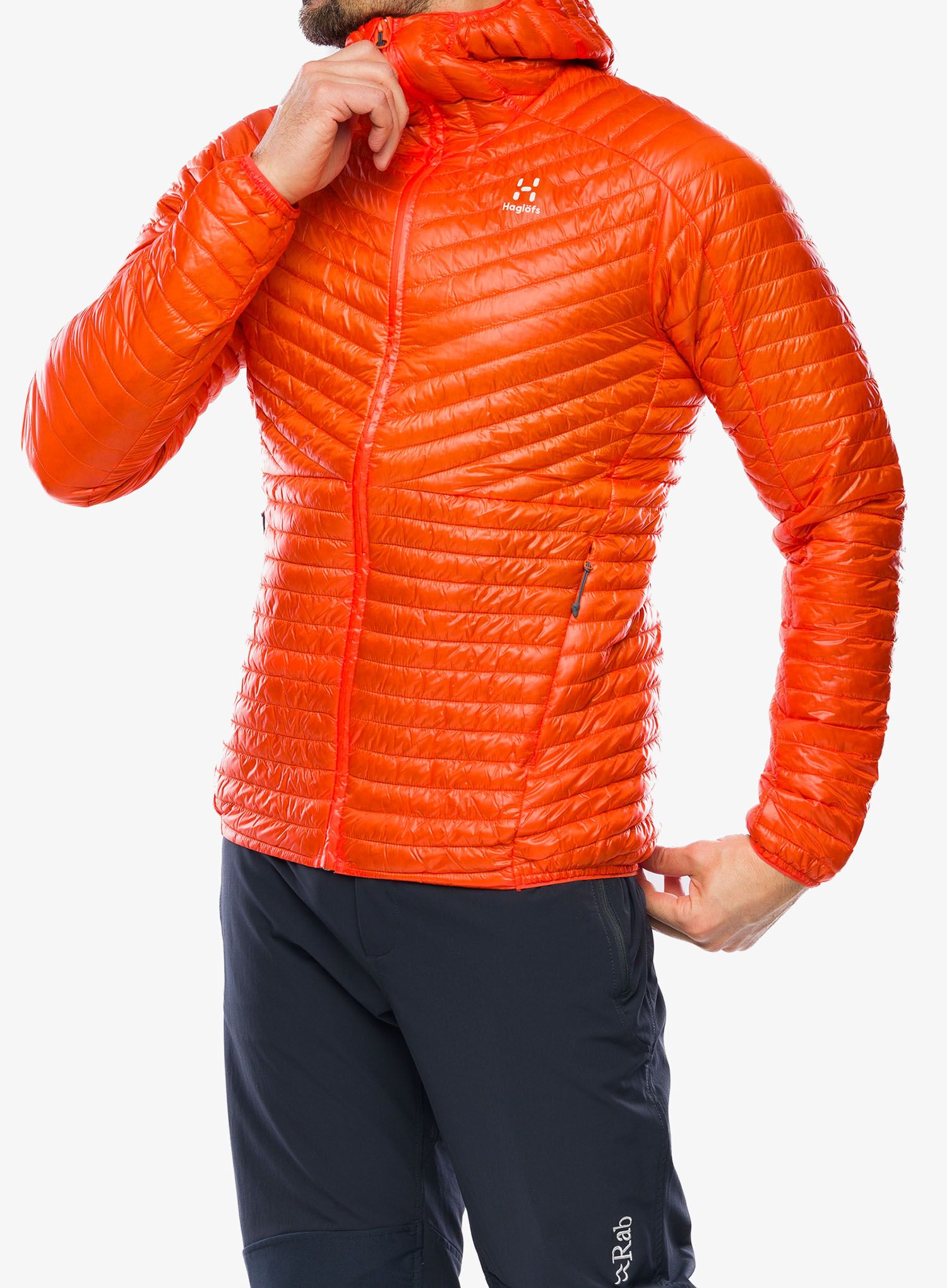 Sintetična jakna Haglofs L.I.M. Mimic Hood - flame orange