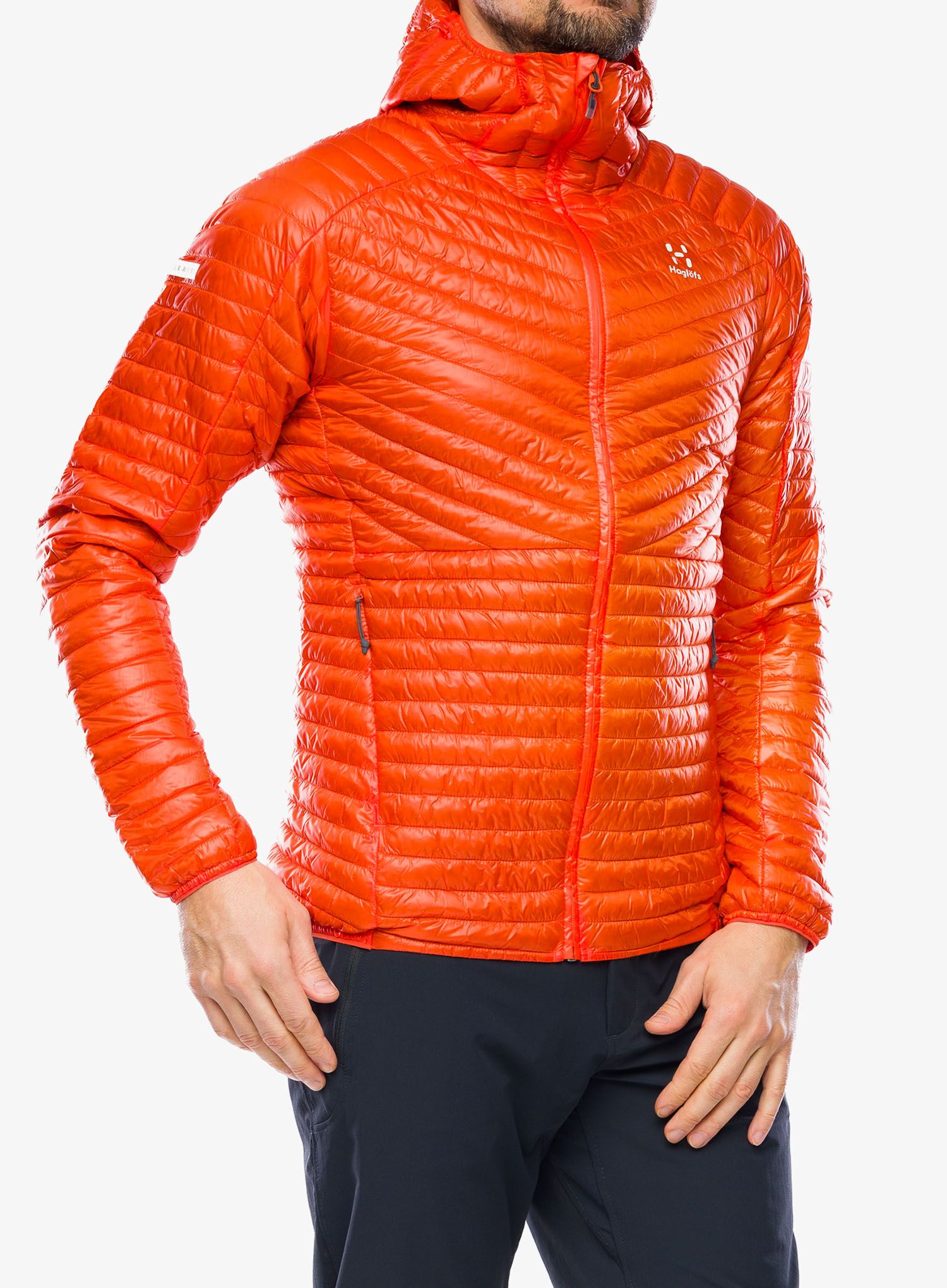 Sintetična jakna Haglofs L.I.M. Mimic Hood - flame orange