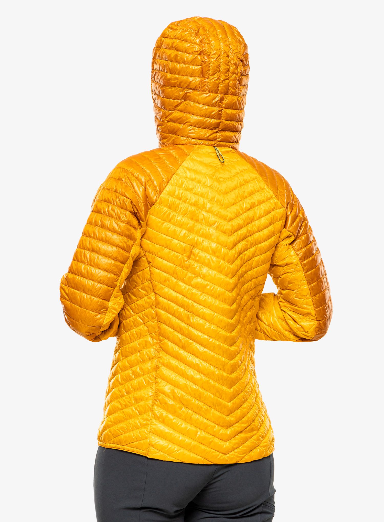 Ženska sintetična jakna Haglofs L.I.M. Mimic Hood - sunny yellow/magnetite