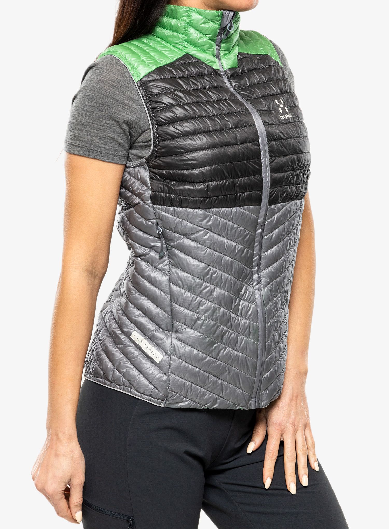 Ženski brezrokavnik Haglofs L.I.M Mimic Vest - concrete/magnetite
