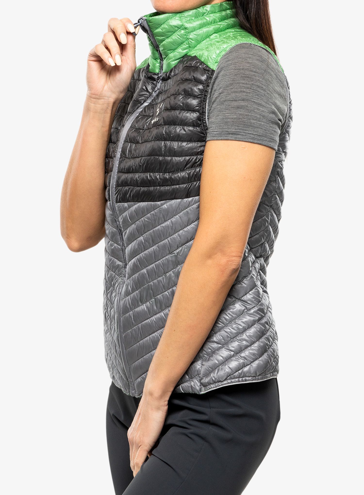 Ženski brezrokavnik Haglofs L.I.M Mimic Vest - concrete/magnetite