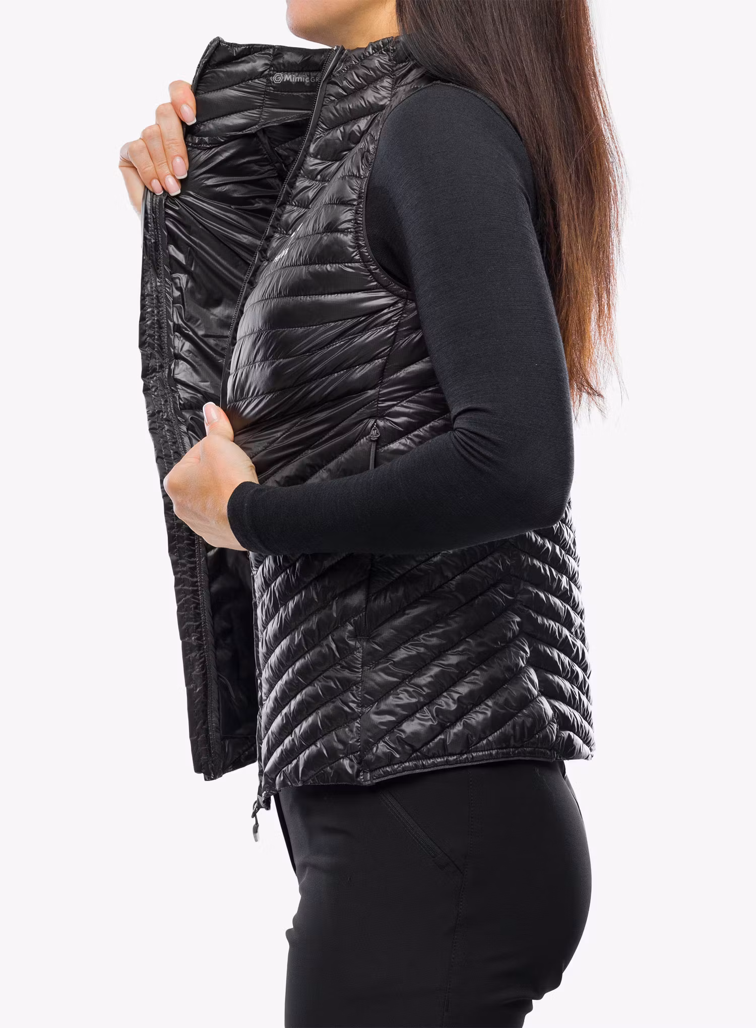 Ženski brezrokavnik Haglofs L.I.M Mimic Vest - magentite
