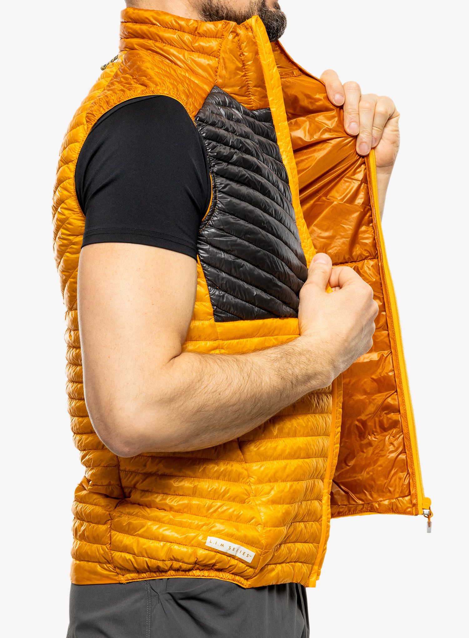Moški brezrokavnik Haglofs L.I.M Mimic Vest - sunny yellow/magnetite