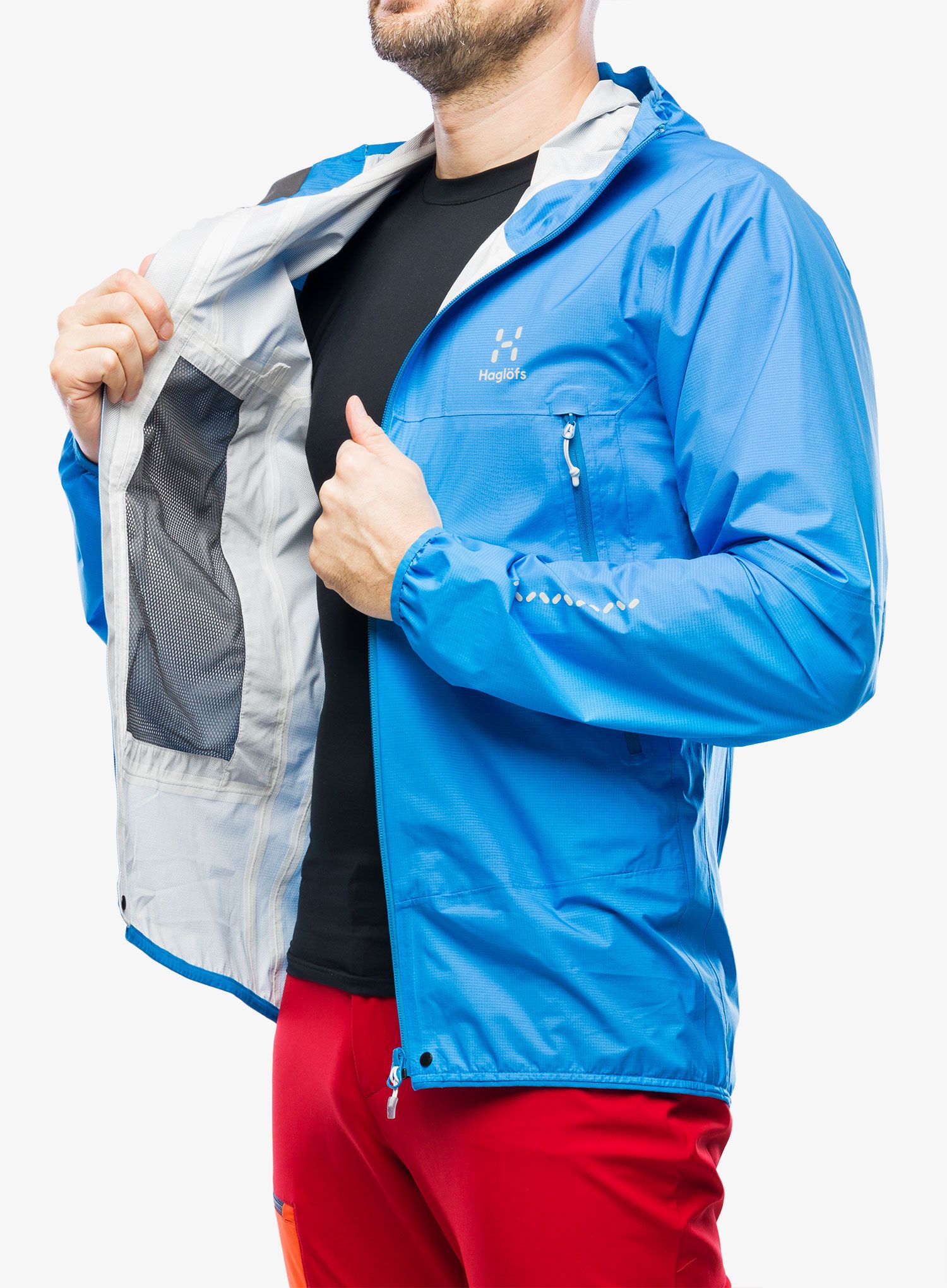 Nepremočljiva jakna Haglofs L.I.M Proof Jacket - nordic blue