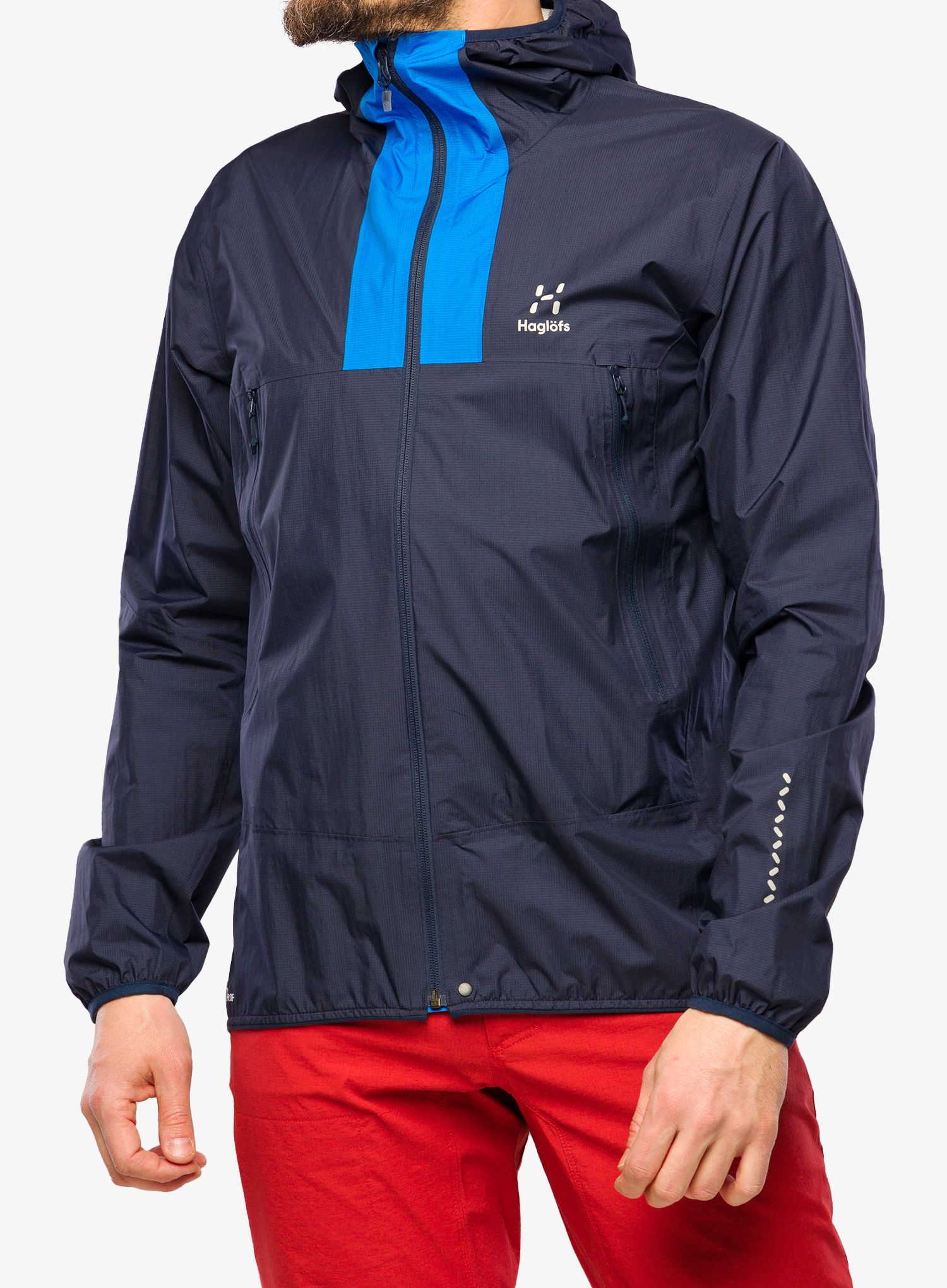 Nepremočljiva jakna Haglofs L.I.M Proof Jacket - tarn blue/nordic blue