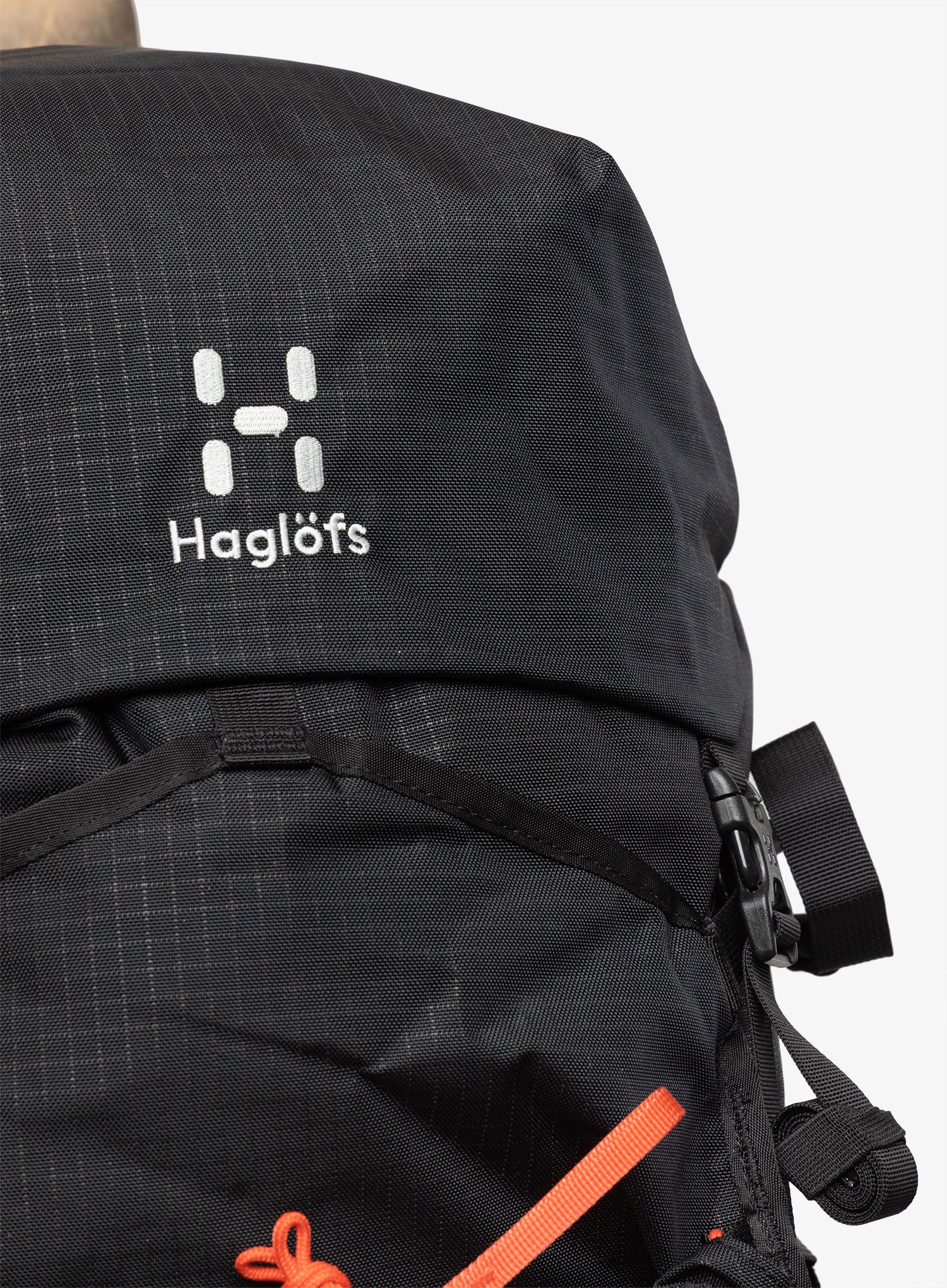 Pohodniški nahrbtnik Haglofs L.I.M ZT 55 - true black/zenith red