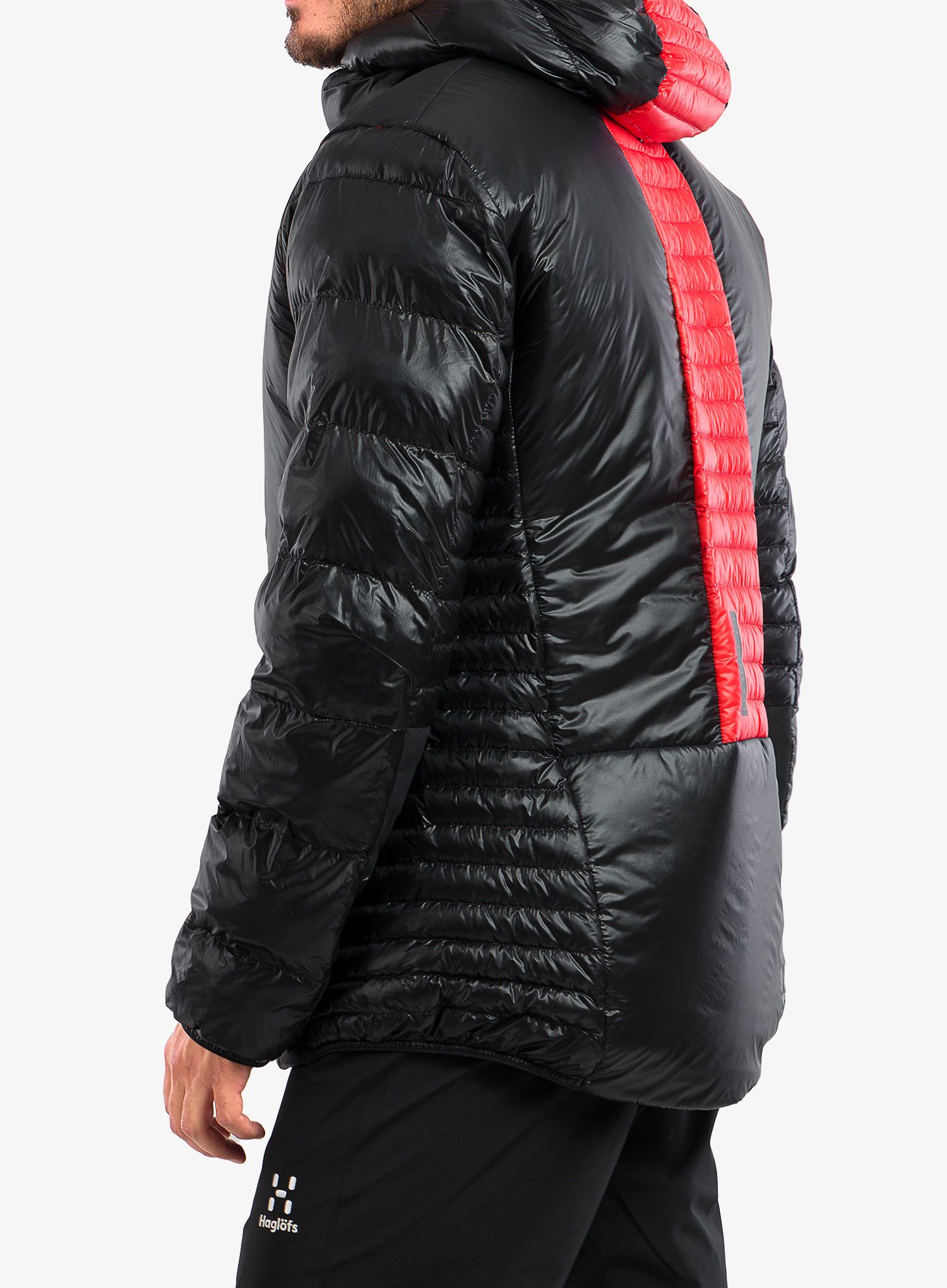 Puhovka Haglofs L.I.M ZT Down Jacket - true black/zenith red