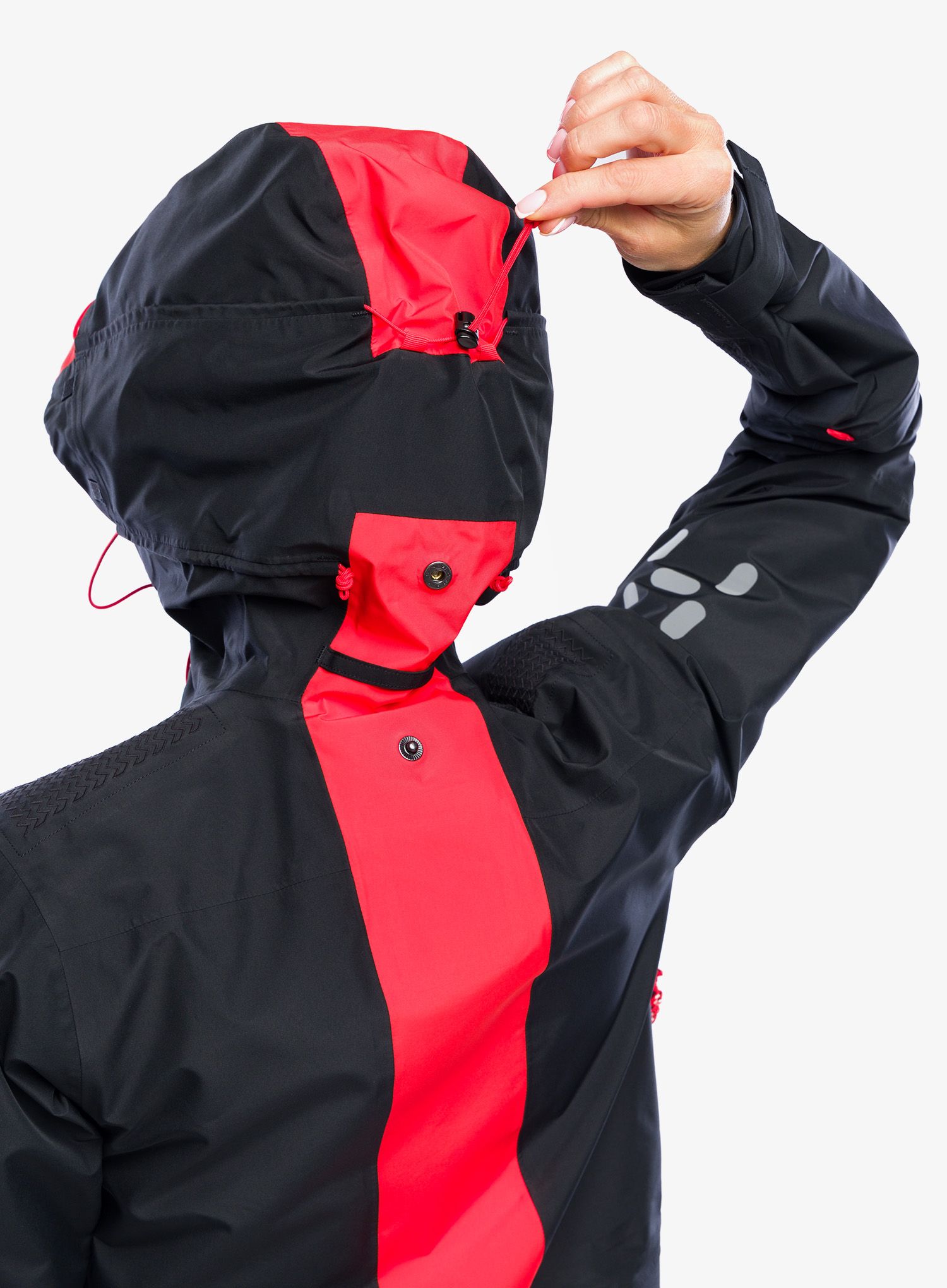 Ženska jakna Haglofs L.I.M ZT Mountain GTX PRO Jacket - true black/red