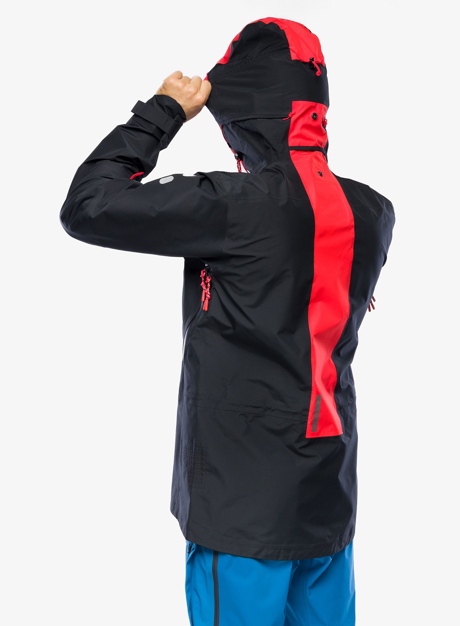 Jakna Haglofs L.I.M ZT Mountain GTX PRO Jacket - true black/zenith red