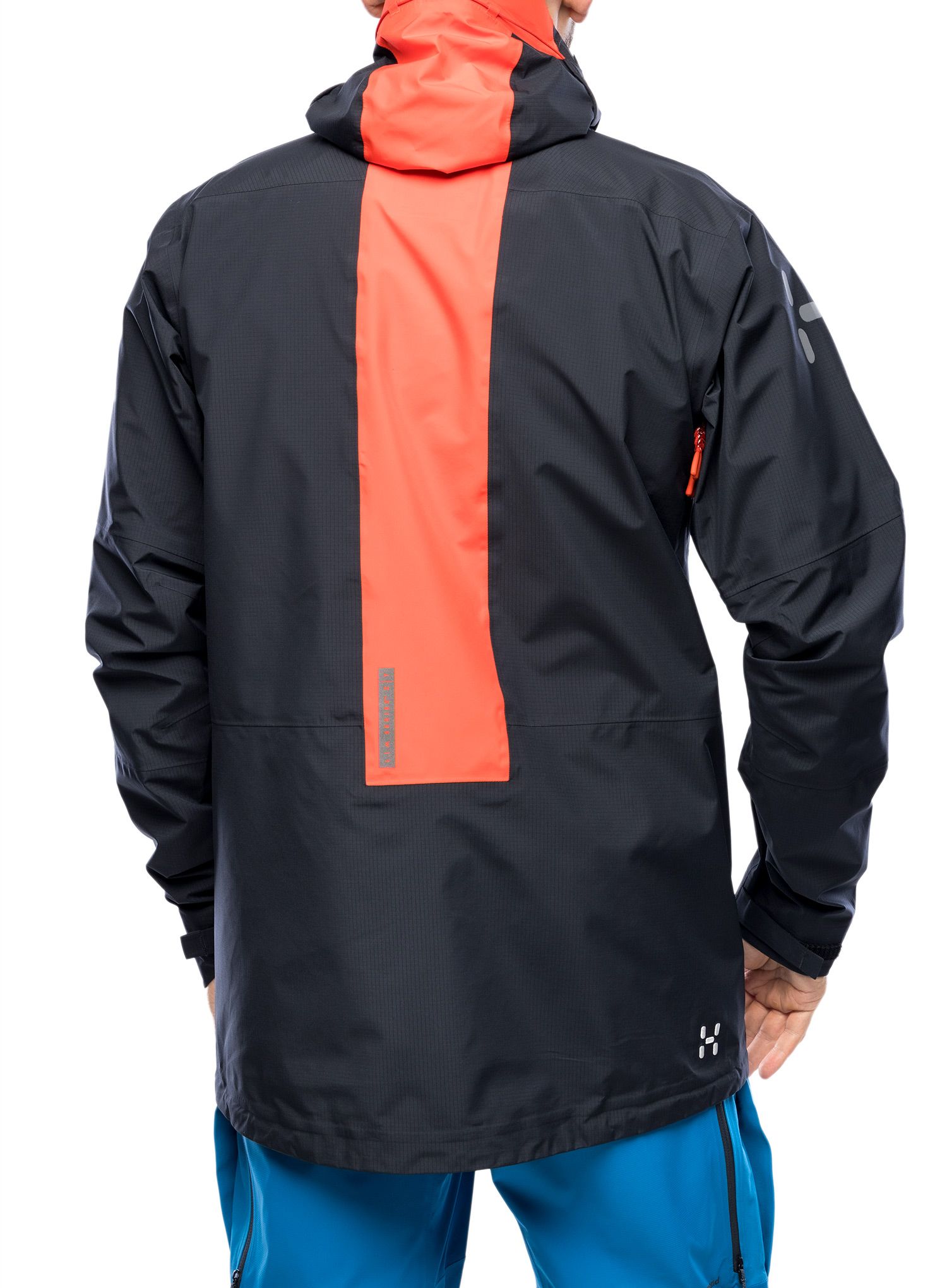 Nepremočljiva jakna Haglofs L.I.M ZT Trek GTX Pro Jacket - true black/zenith red